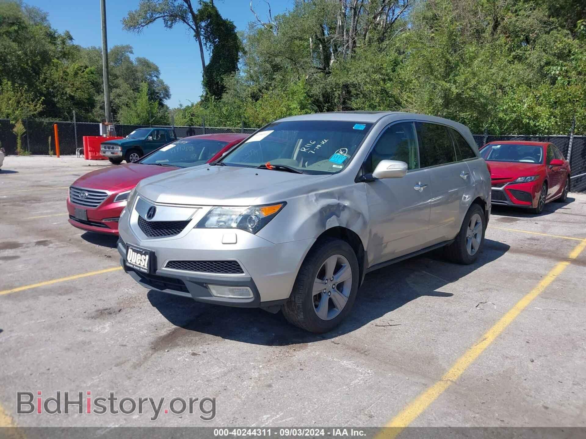 2012 ACURA MDX - VIN: 2HNYD2H66CH004608 - Фото 2