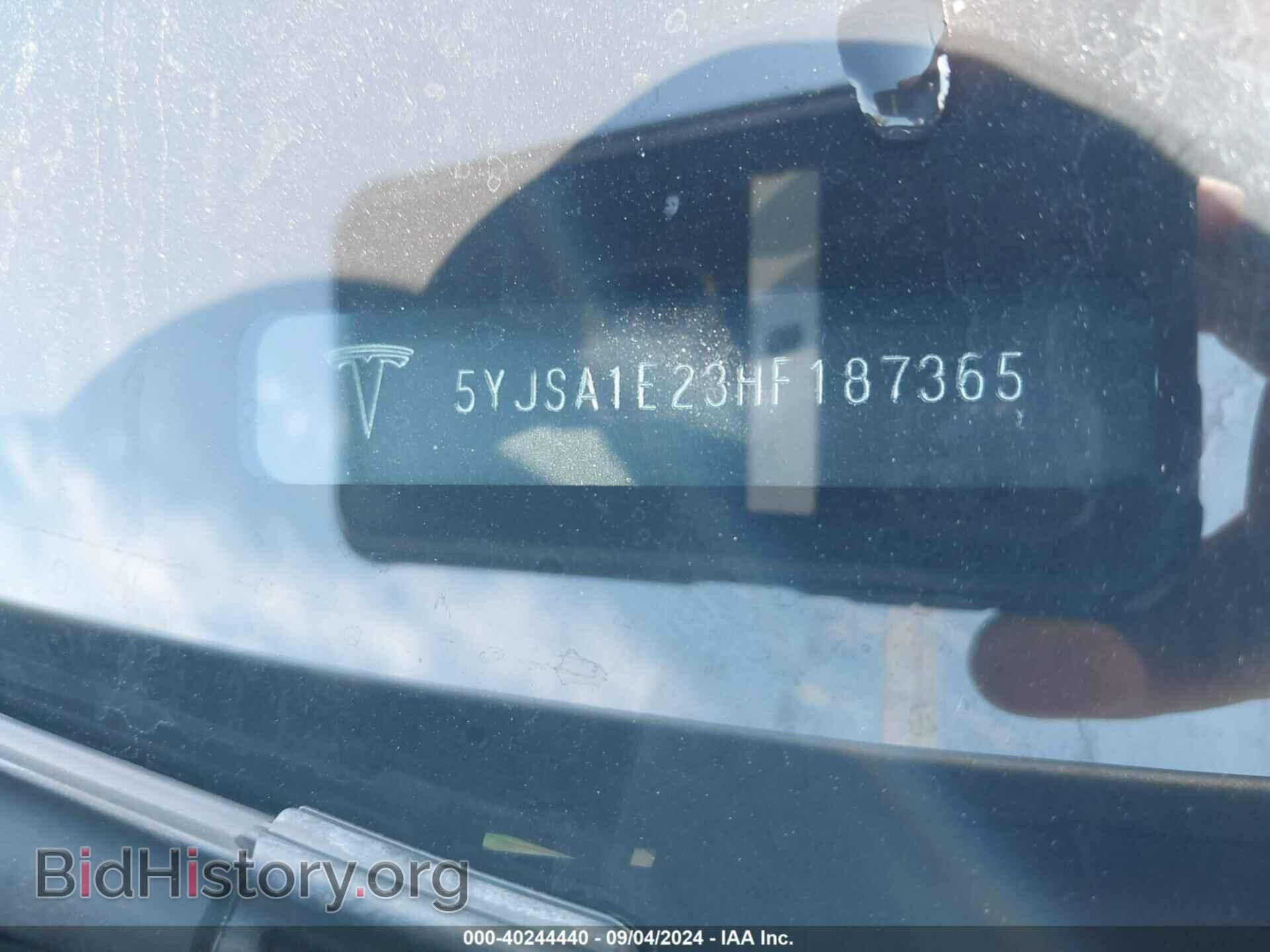 2017 TESLA MODEL S - VIN: 5YJSA1E23HF187365 - Фото 9