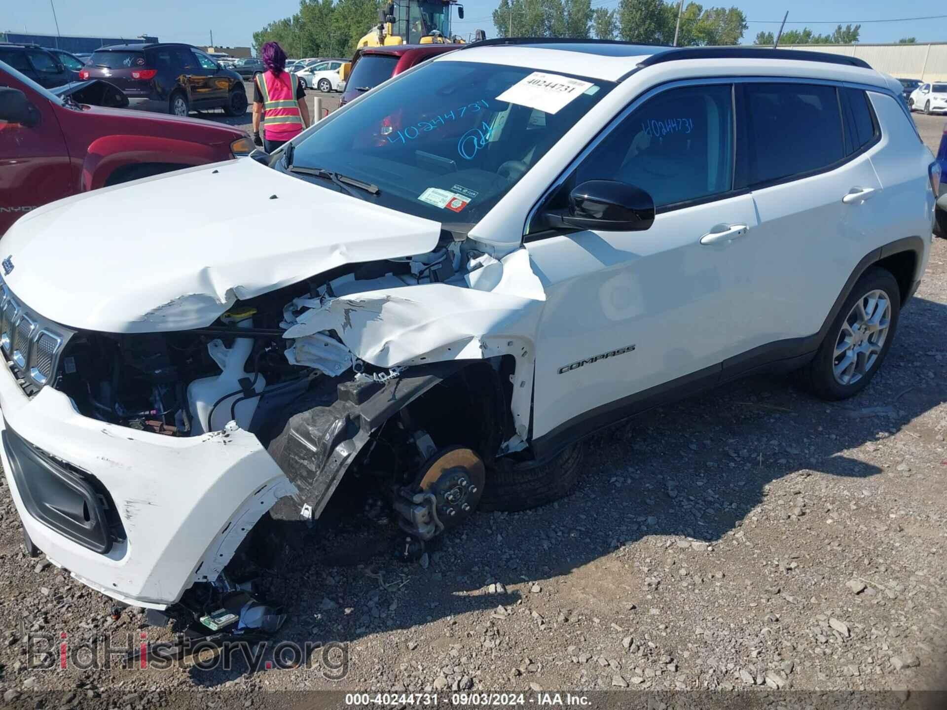 2022 JEEP COMPASS - VIN: 3C4NJDFB7NT180915 - Фото 2