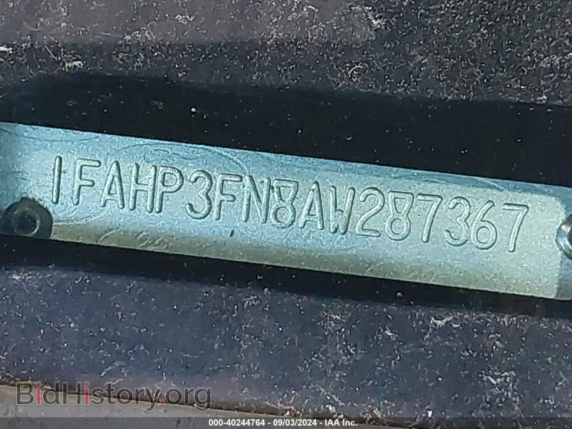 2010 FORD FOCUS - VIN: 1FAHP3FN8AW287367 - Фото 9