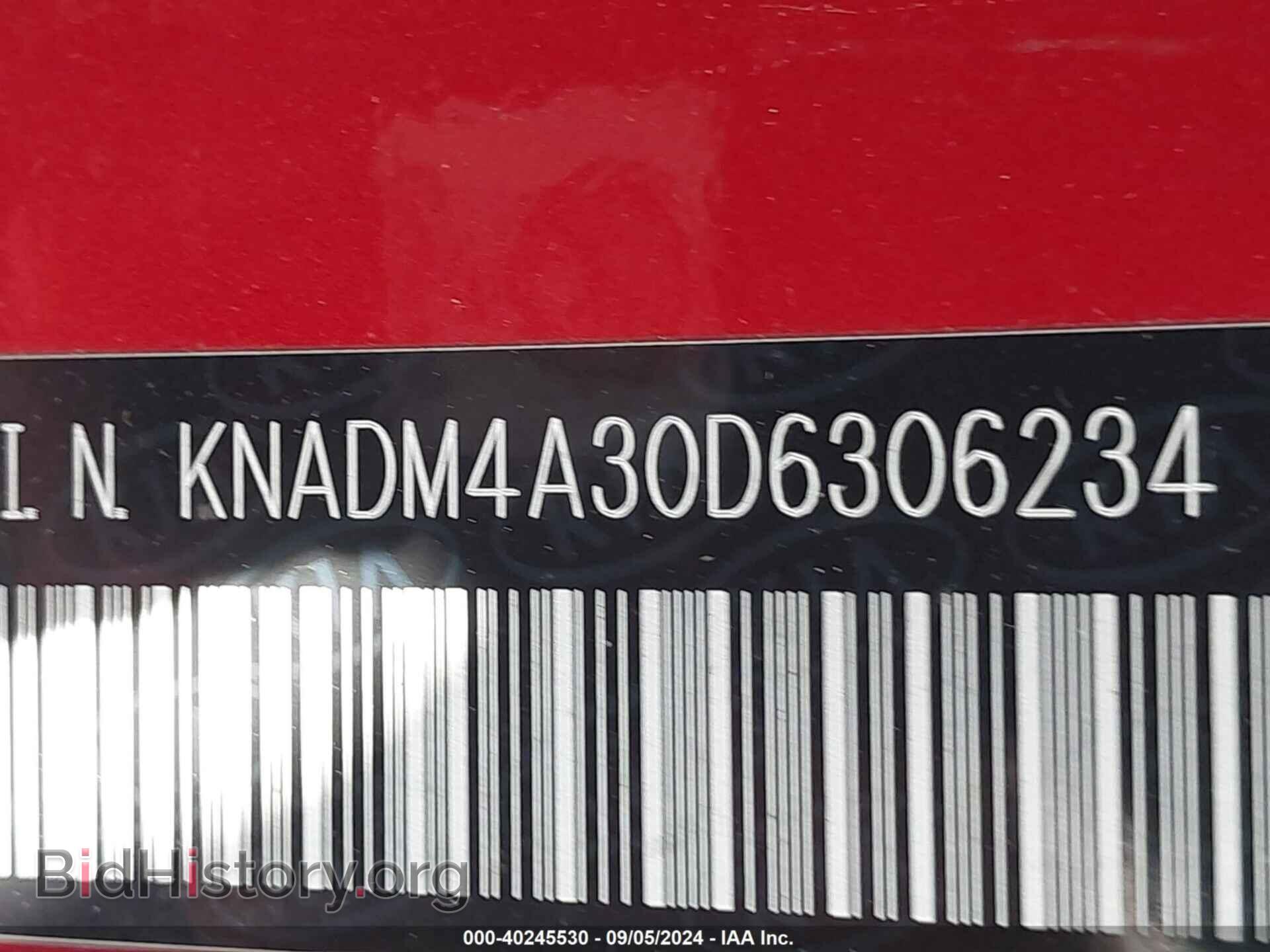 2013 KIA RIO - VIN: KNADM4A30D6306234 - Фото 9