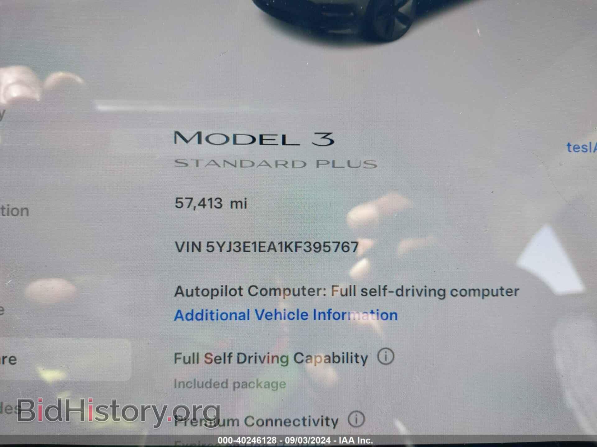 2019 TESLA MODEL 3 - VIN: 5YJ3E1EA1KF395767 - Фото 7
