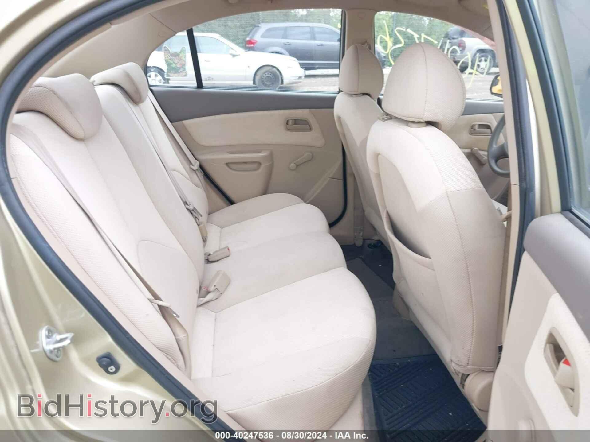 2008 KIA RIO - VIN: KNADE123586318461 - Фото 8