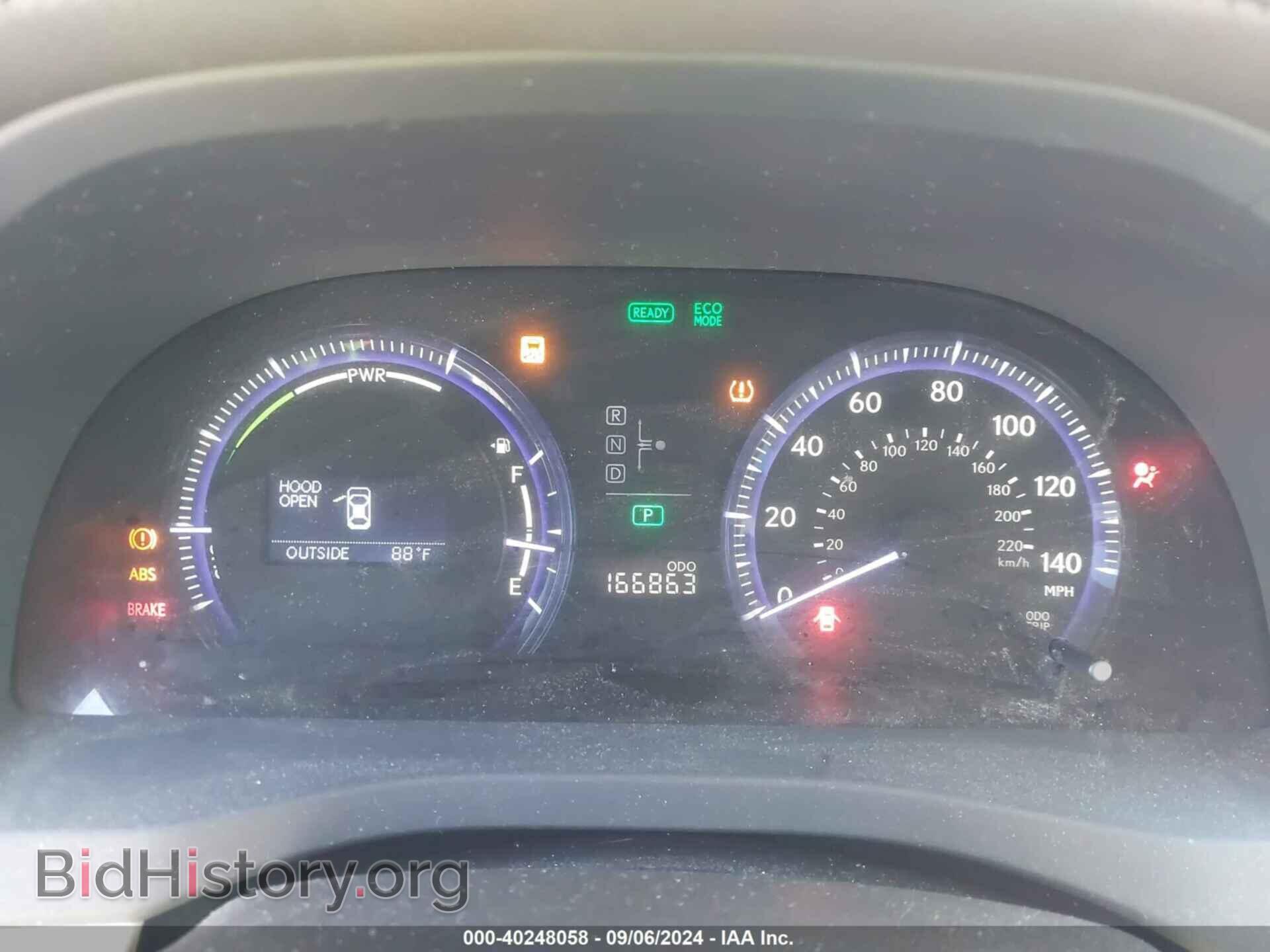 2010 LEXUS HS 250H - VIN: JTHBB1BA0A2016783 - Фото 7