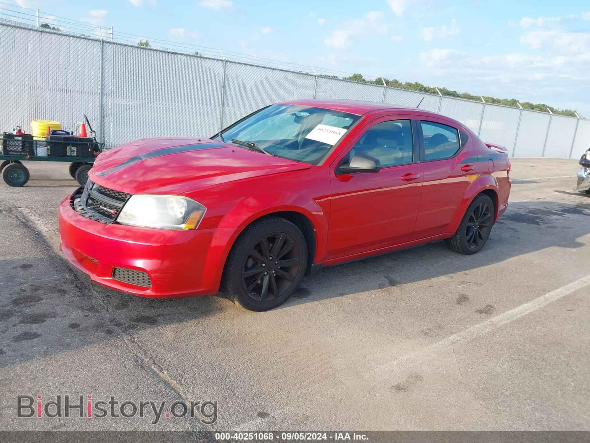 2013 DODGE AVENGER - VIN: 1C3CDZAG4DN747728 - Фото 2