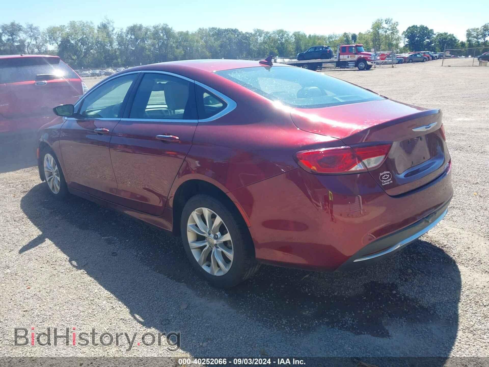 2015 CHRYSLER 200 - VIN: 1C3CCCCB1FN645470 - Фото 3
