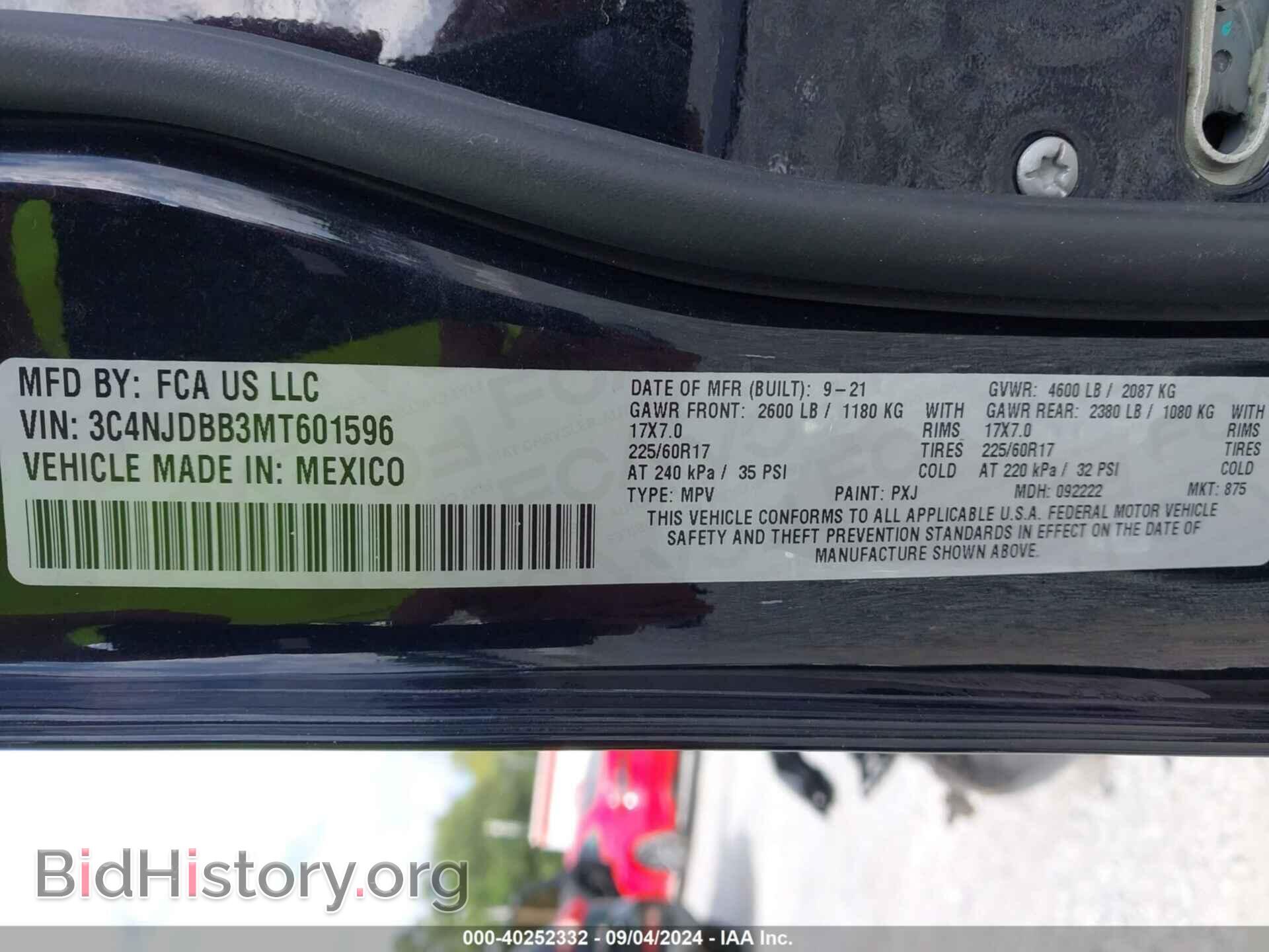 2021 JEEP COMPASS - VIN: 3C4NJDBB3MT601596 - Photo 9