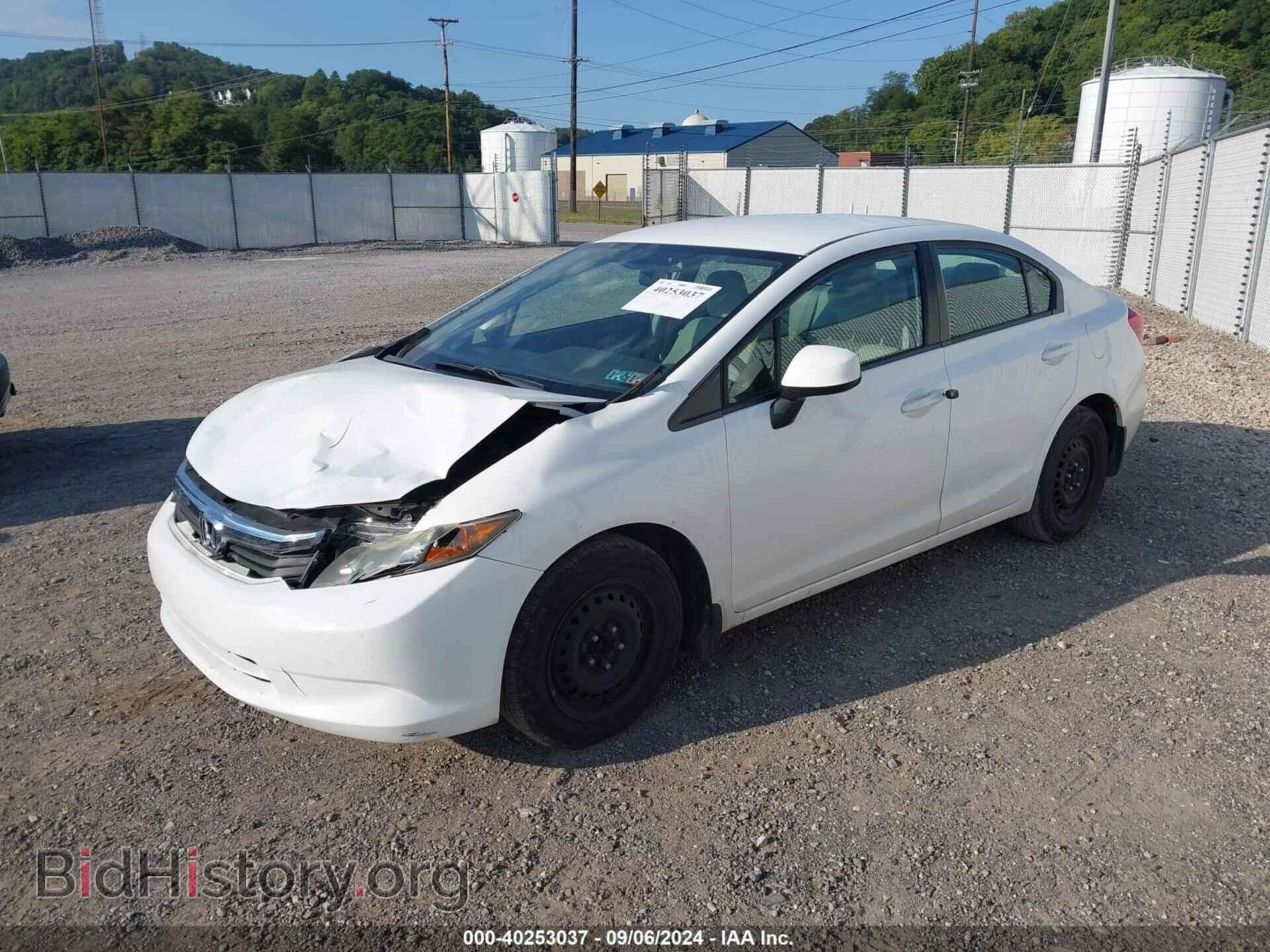 2012 HONDA CIVIC - VIN: 19XFB2F51CE384496 - Фото 2