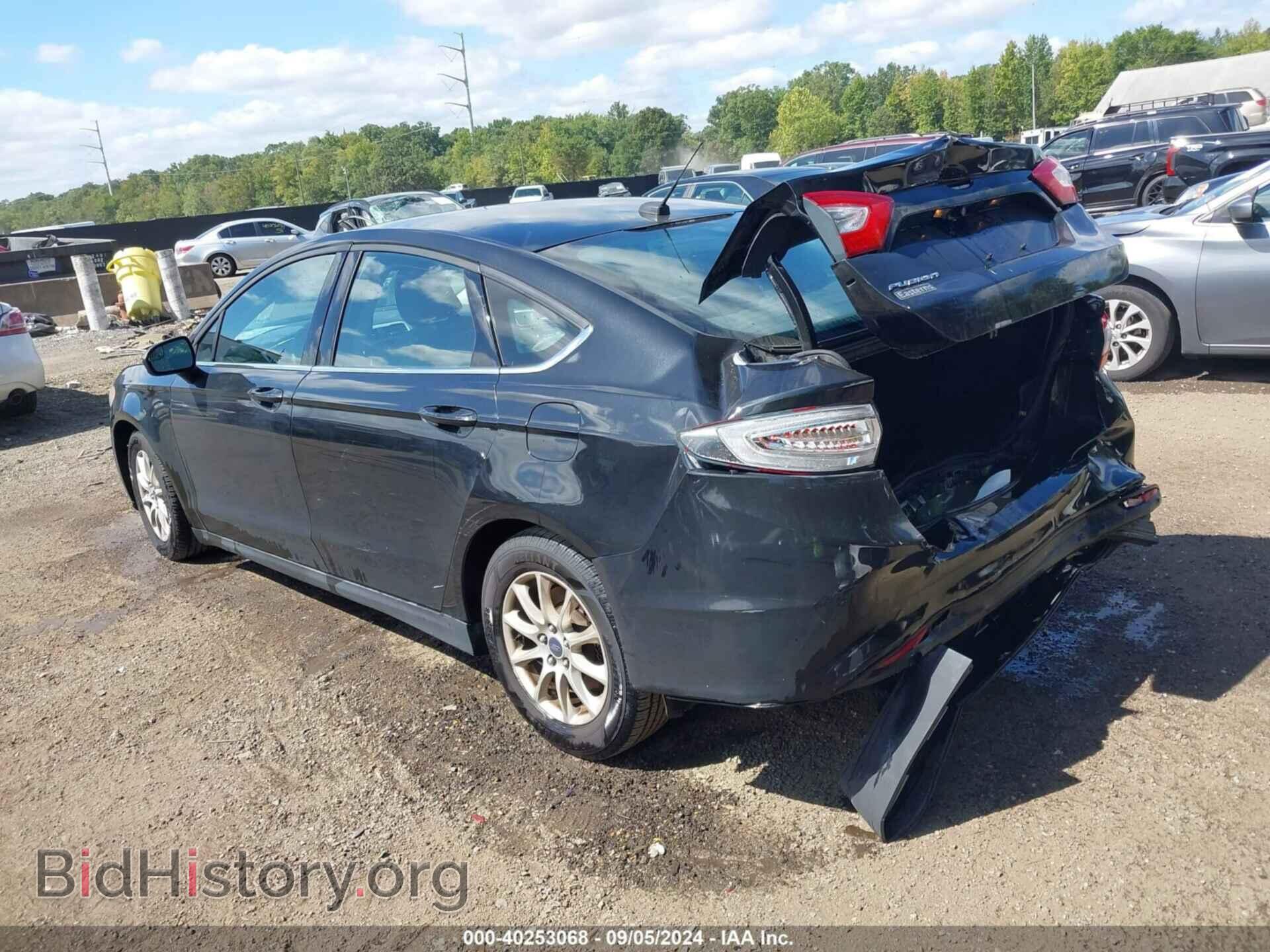2015 FORD FUSION - VIN: 1FA6P0G75F5116370 - Фото 3