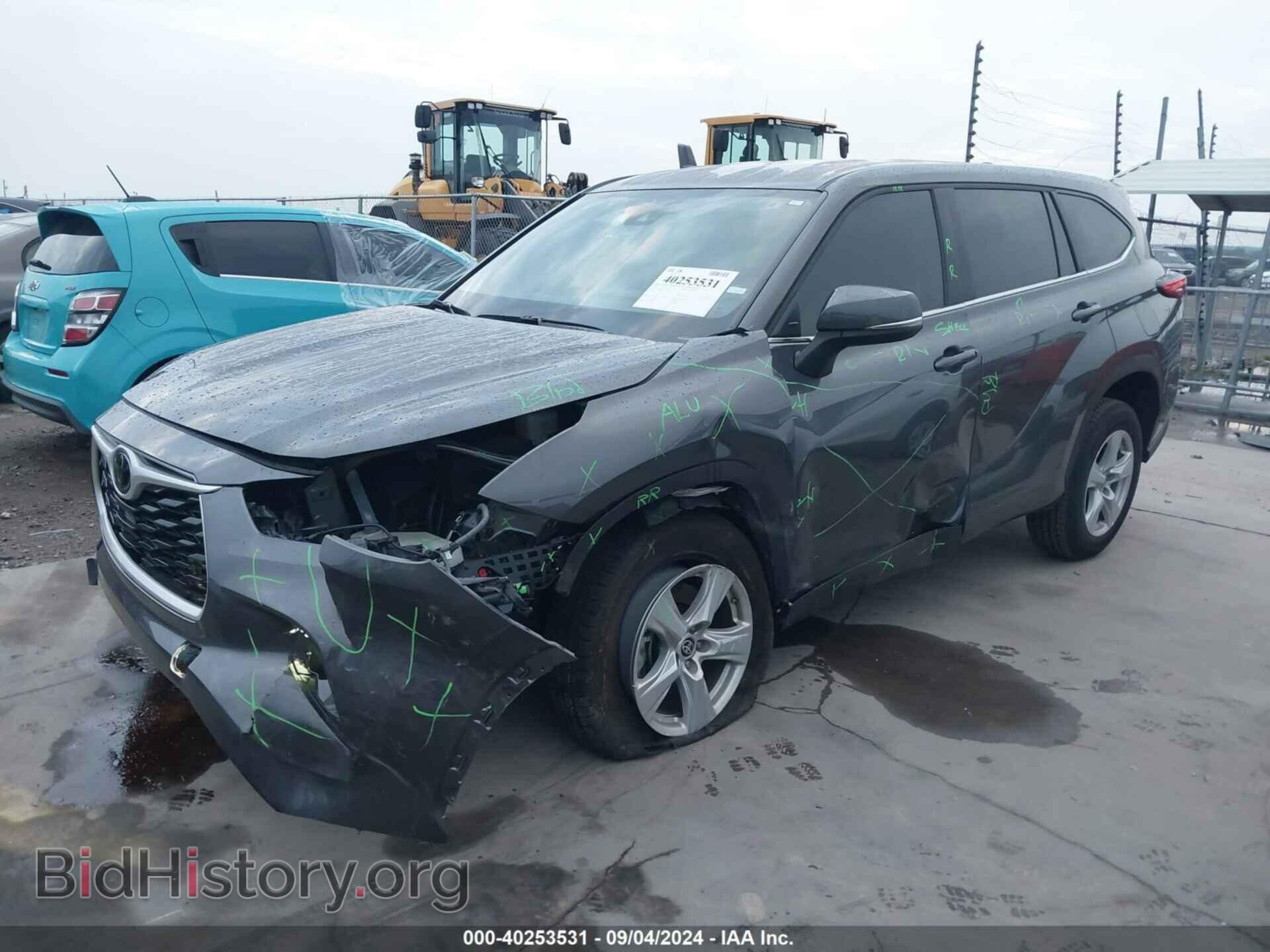 2023 TOYOTA HIGHLANDER - VIN: 5TDKDRAH3PS520173 - Фото 2