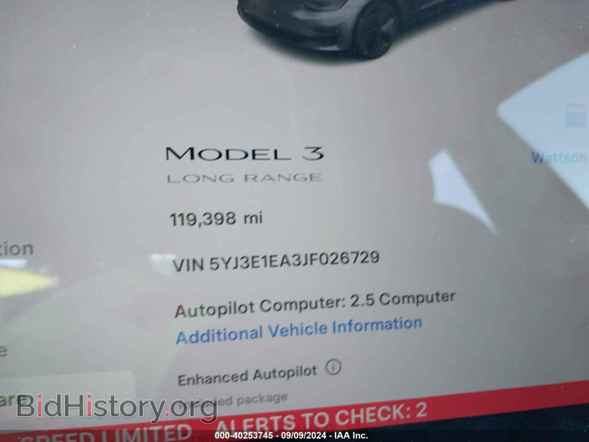 2018 TESLA MODEL 3 - VIN: 5YJ3E1EA3JF026729 - Фото 7