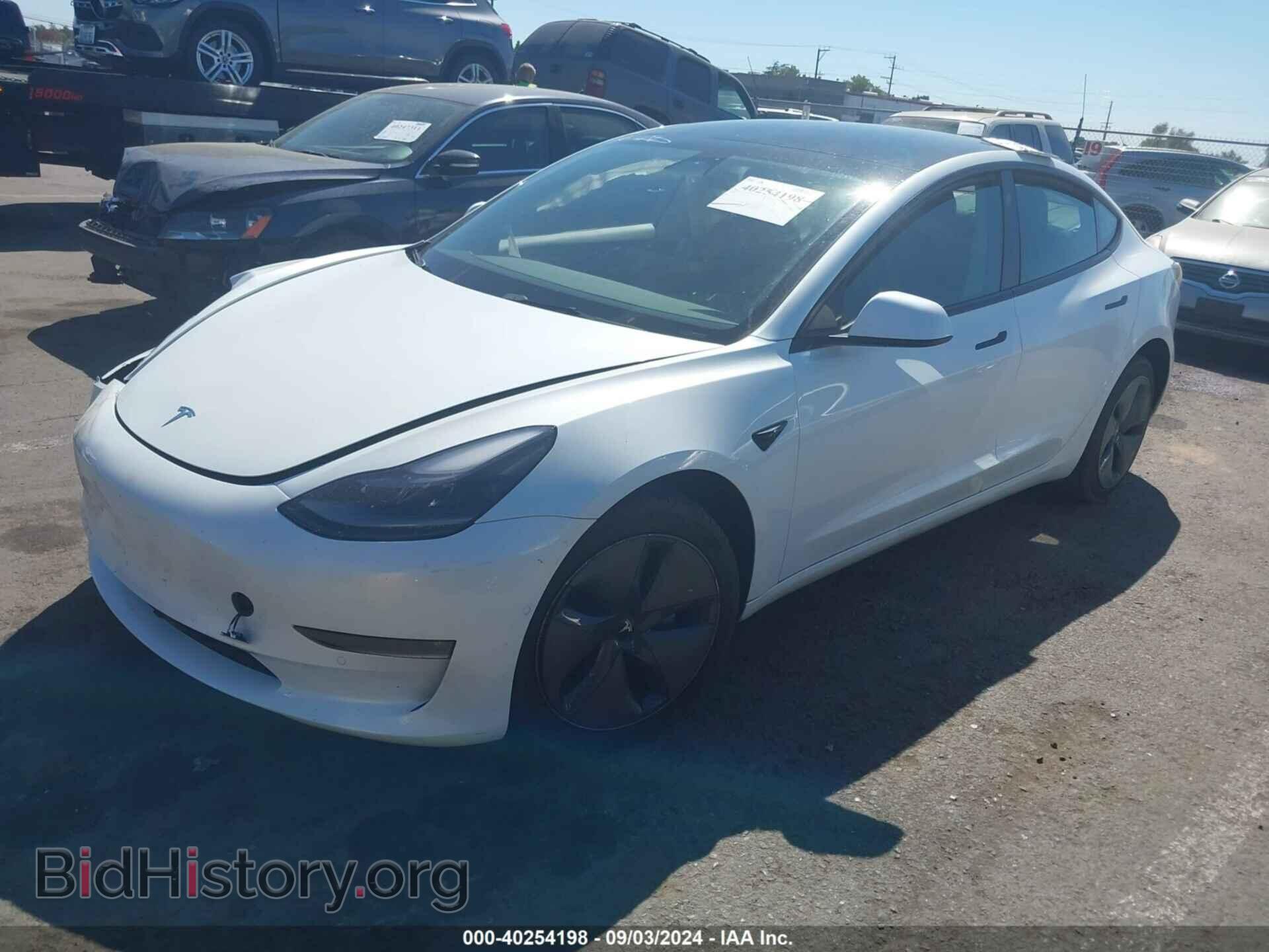 2022 TESLA MODEL 3 - VIN: 5YJ3E1EB9NF299351 - Фото 2