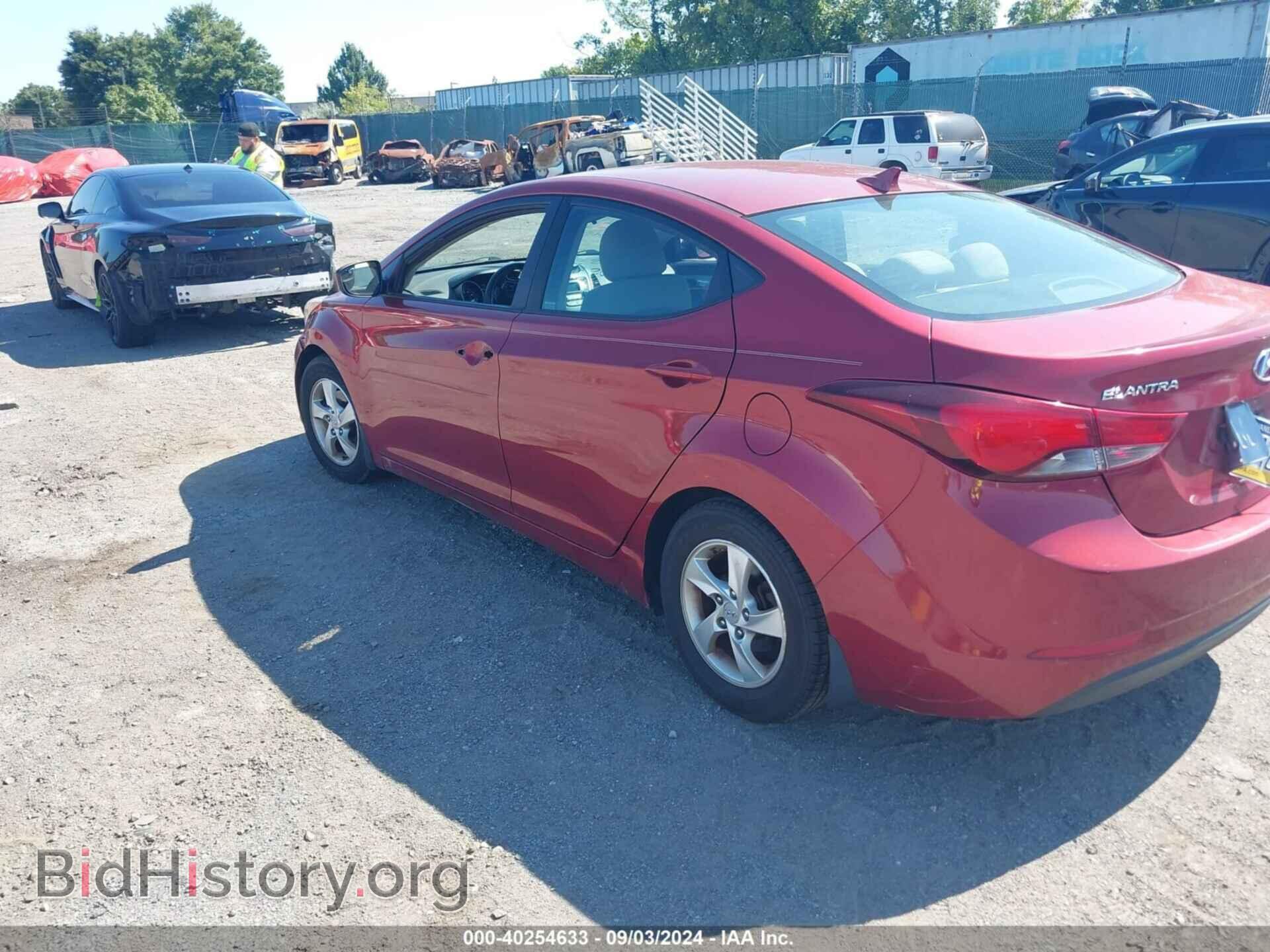2014 HYUNDAI ELANTRA - VIN: 5NPDH4AE5EH544306 - Фото 3