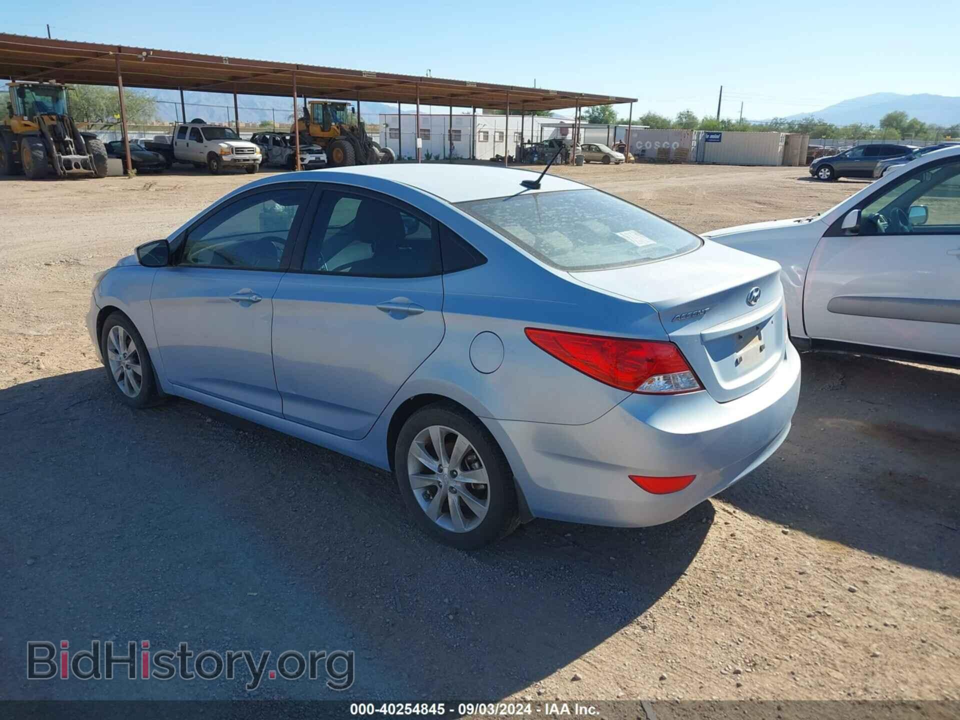 2012 HYUNDAI ACCENT - VIN: KMHCU4AE7CU183148 - Фото 3