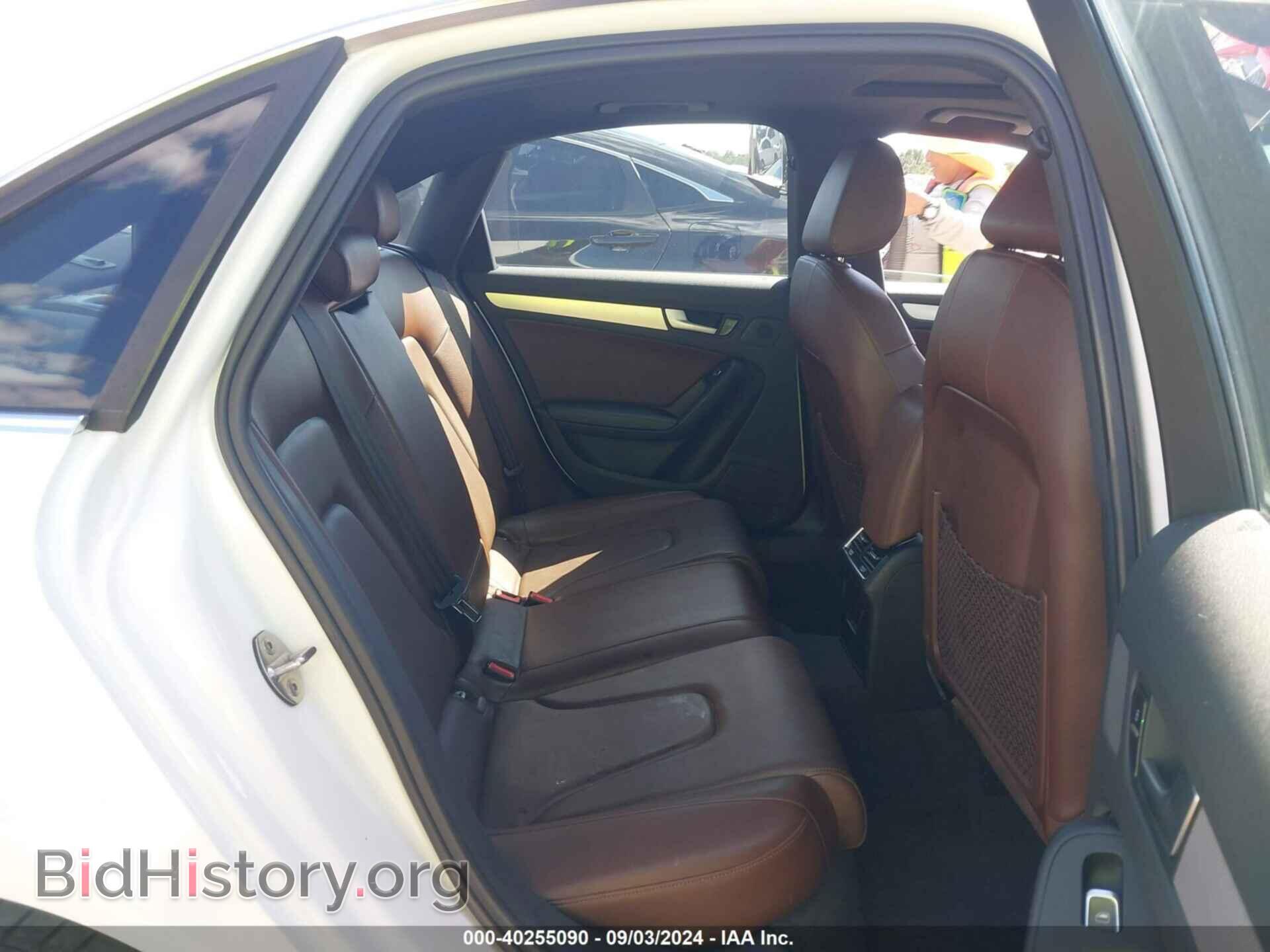 2013 AUDI A4 - VIN: WAUFFAFL0DN028211 - Фото 8