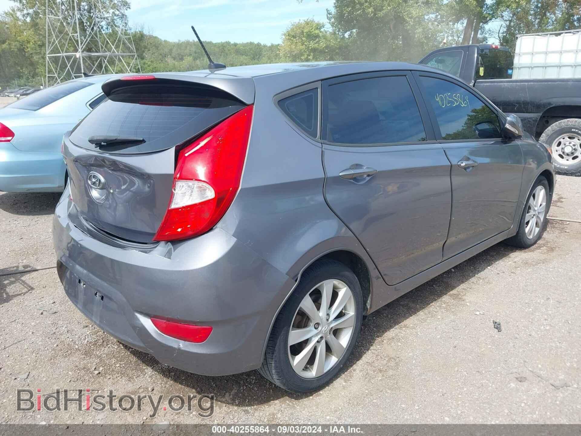 2014 HYUNDAI ACCENT - VIN: KMHCU5AE4EU190275 - Фото 4
