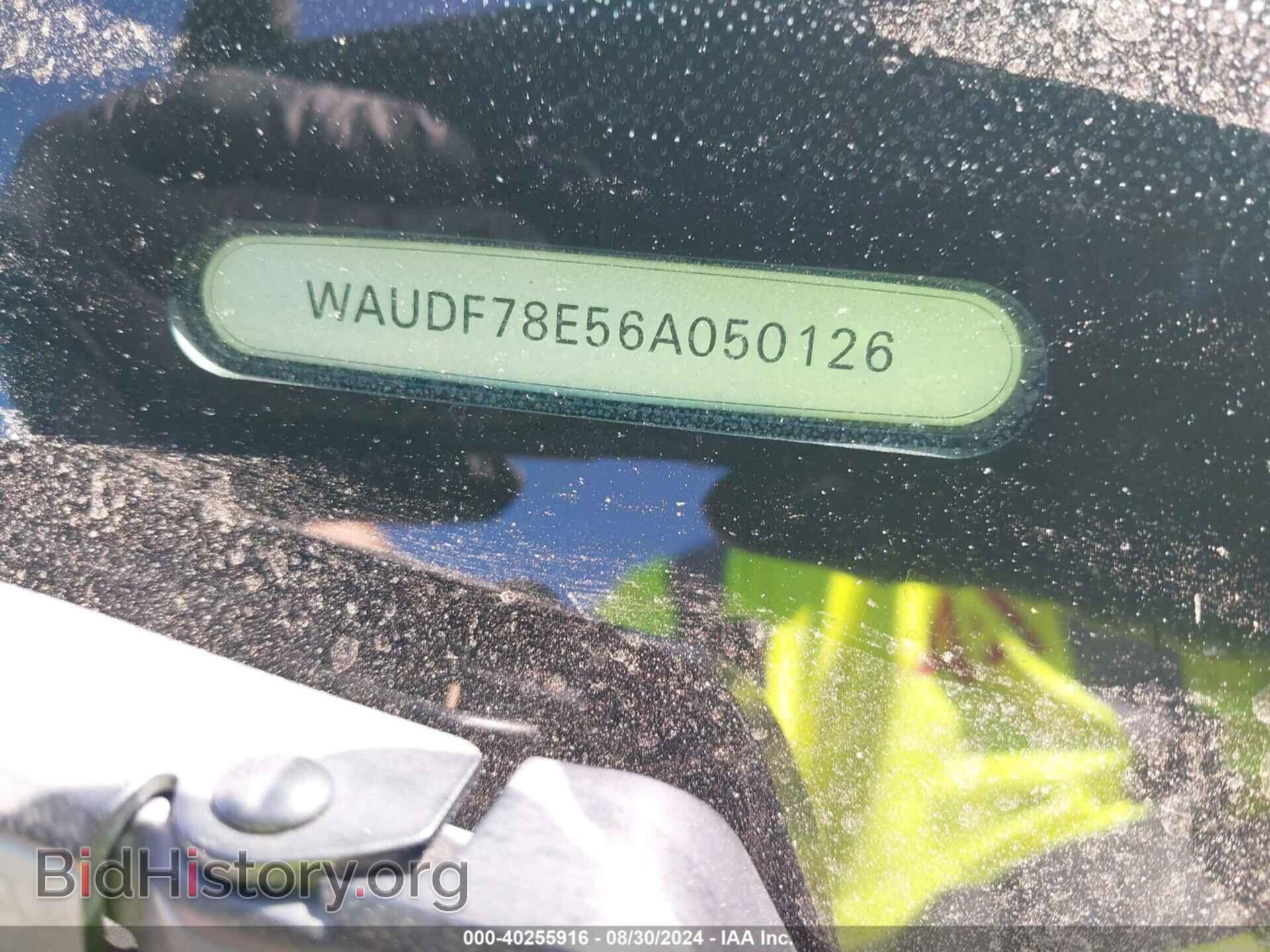 2006 AUDI A4 - VIN: WAUDF78E56A050126 - Фото 9