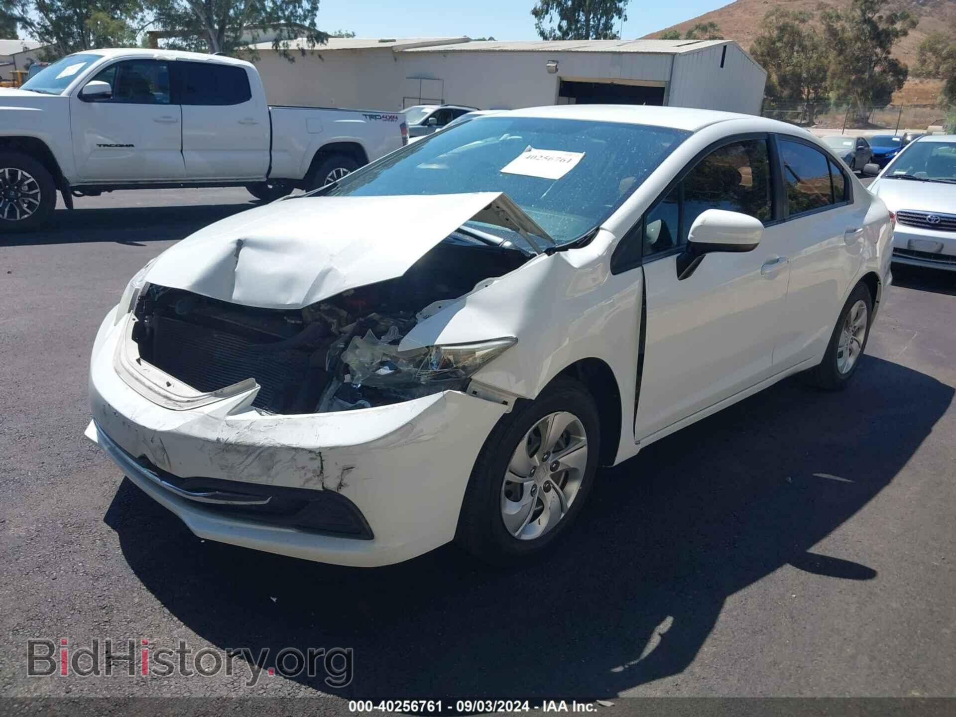 2015 HONDA CIVIC - VIN: 2HGFB2F51FH560733 - Фото 2