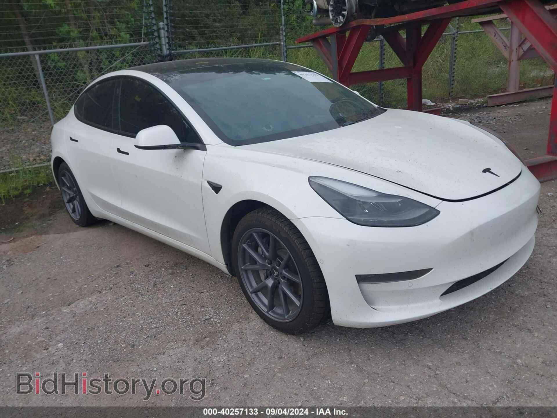 Photo 5YJ3E1EA5MF018510 - TESLA MODEL 3 2021
