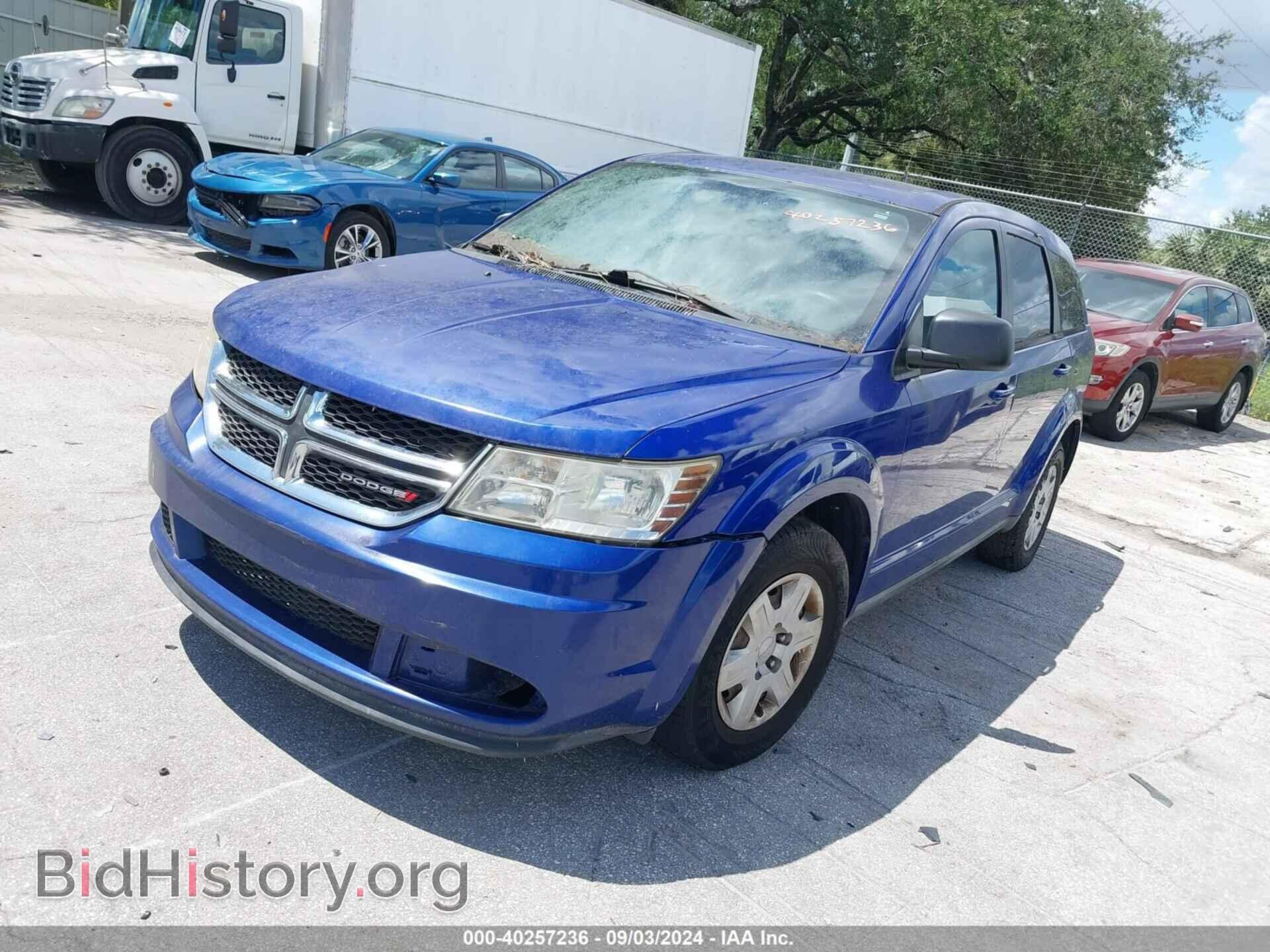 2012 DODGE JOURNEY - VIN: 3C4PDCAB8CT389370 - Фото 2