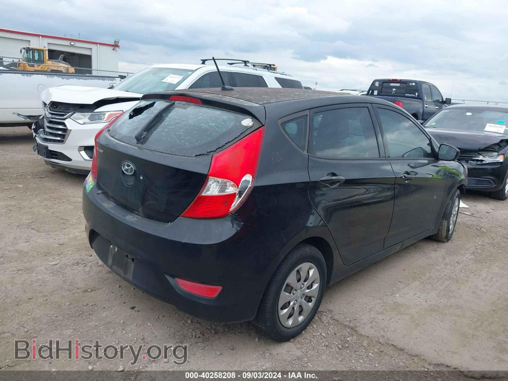 2015 HYUNDAI ACCENT - VIN: KMHCT5AEXFU228225 - Фото 4