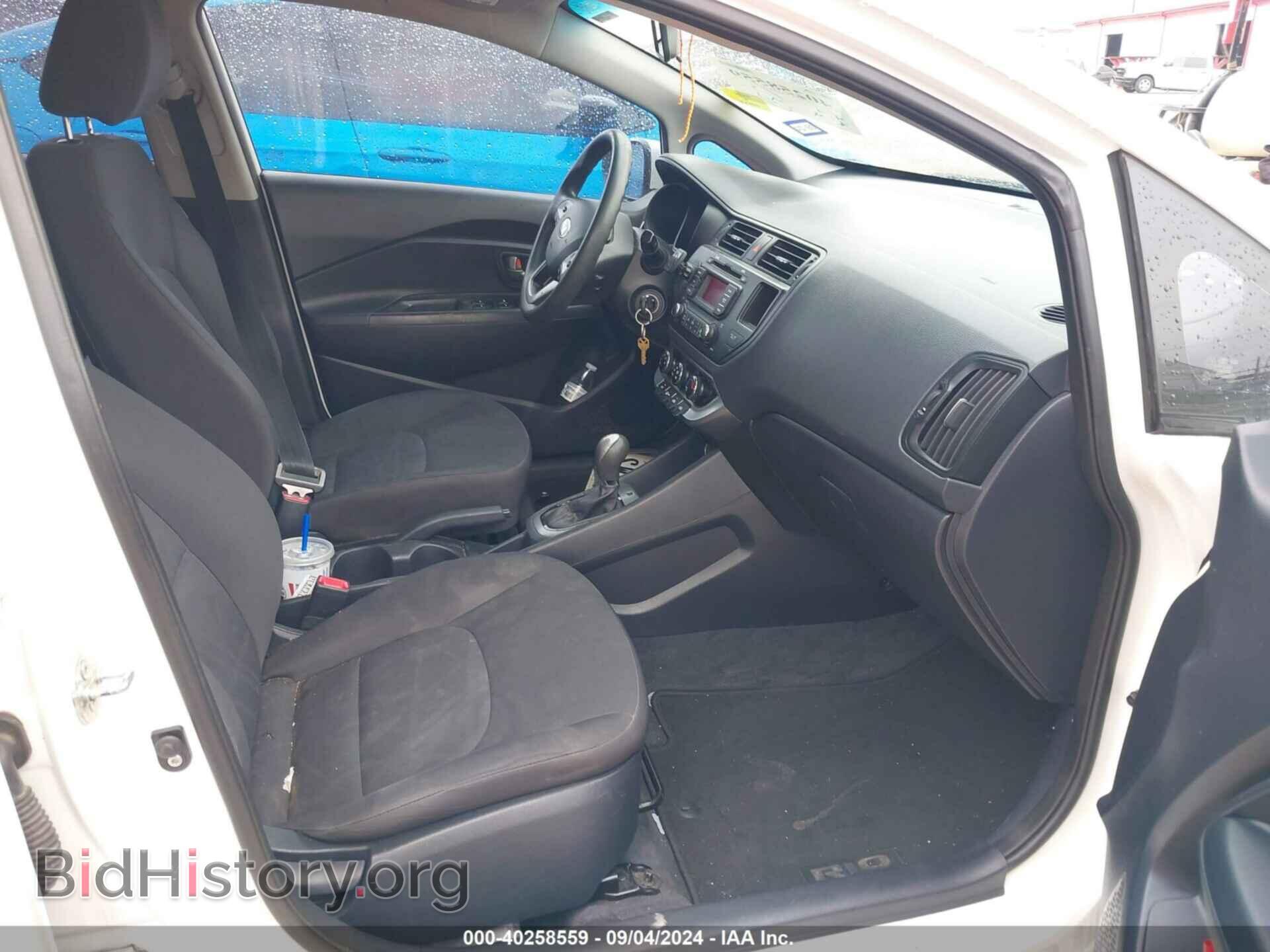 2013 KIA RIO - VIN: KNADM5A38D6299846 - Фото 5