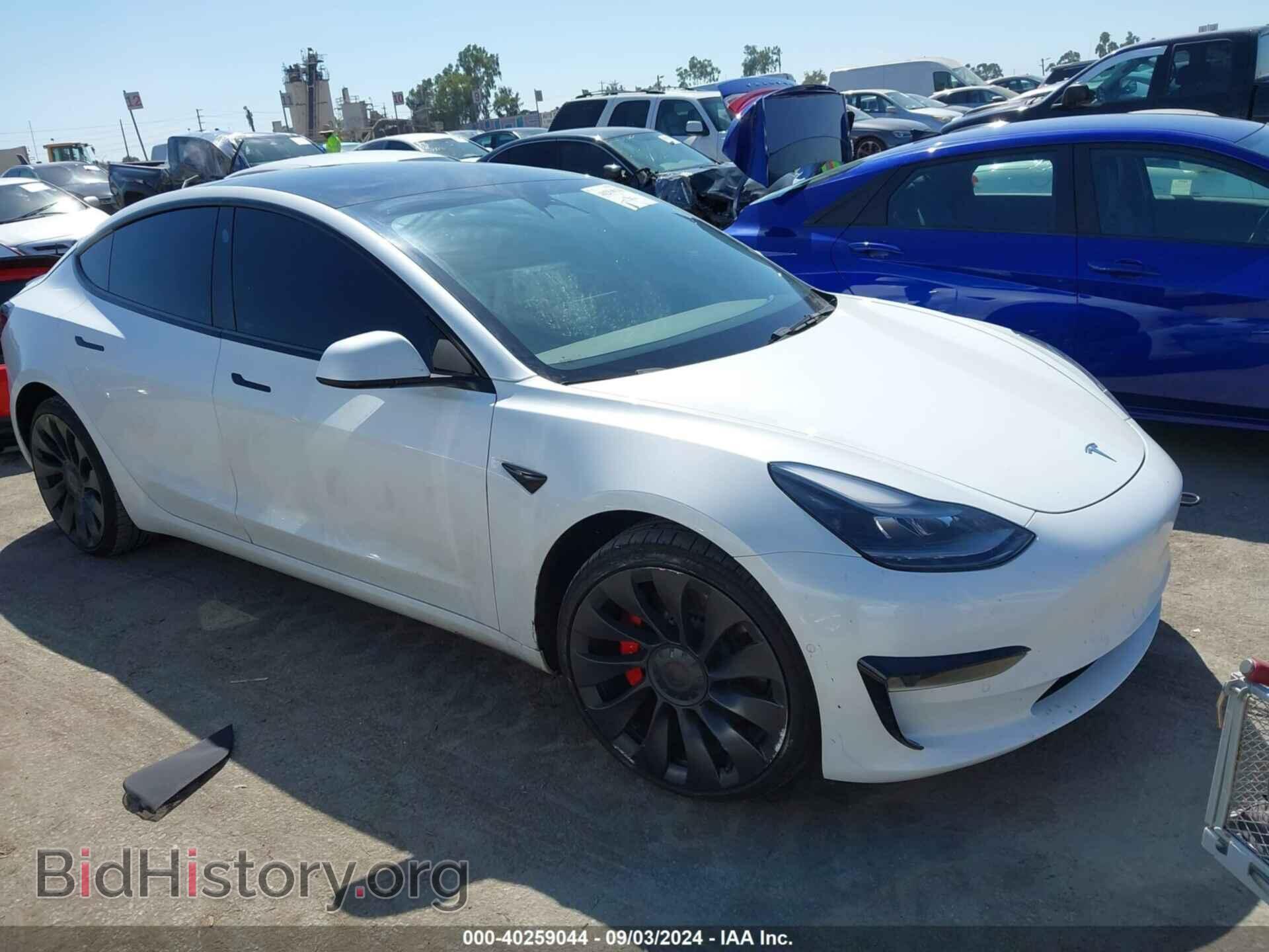 Фотография 5YJ3E1EC8NF357510 - TESLA MODEL 3 2022