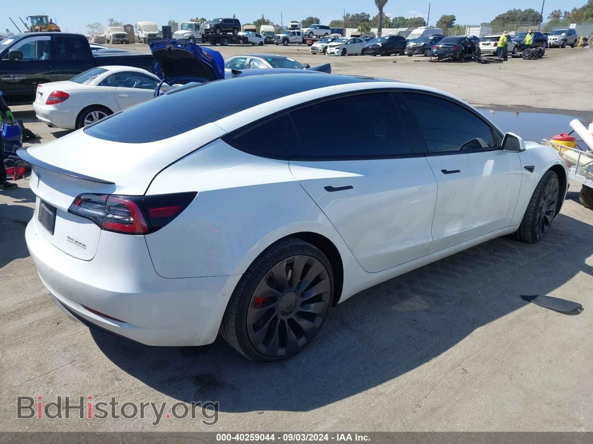 2022 TESLA MODEL 3 - VIN: 5YJ3E1EC8NF357510 - Фото 4