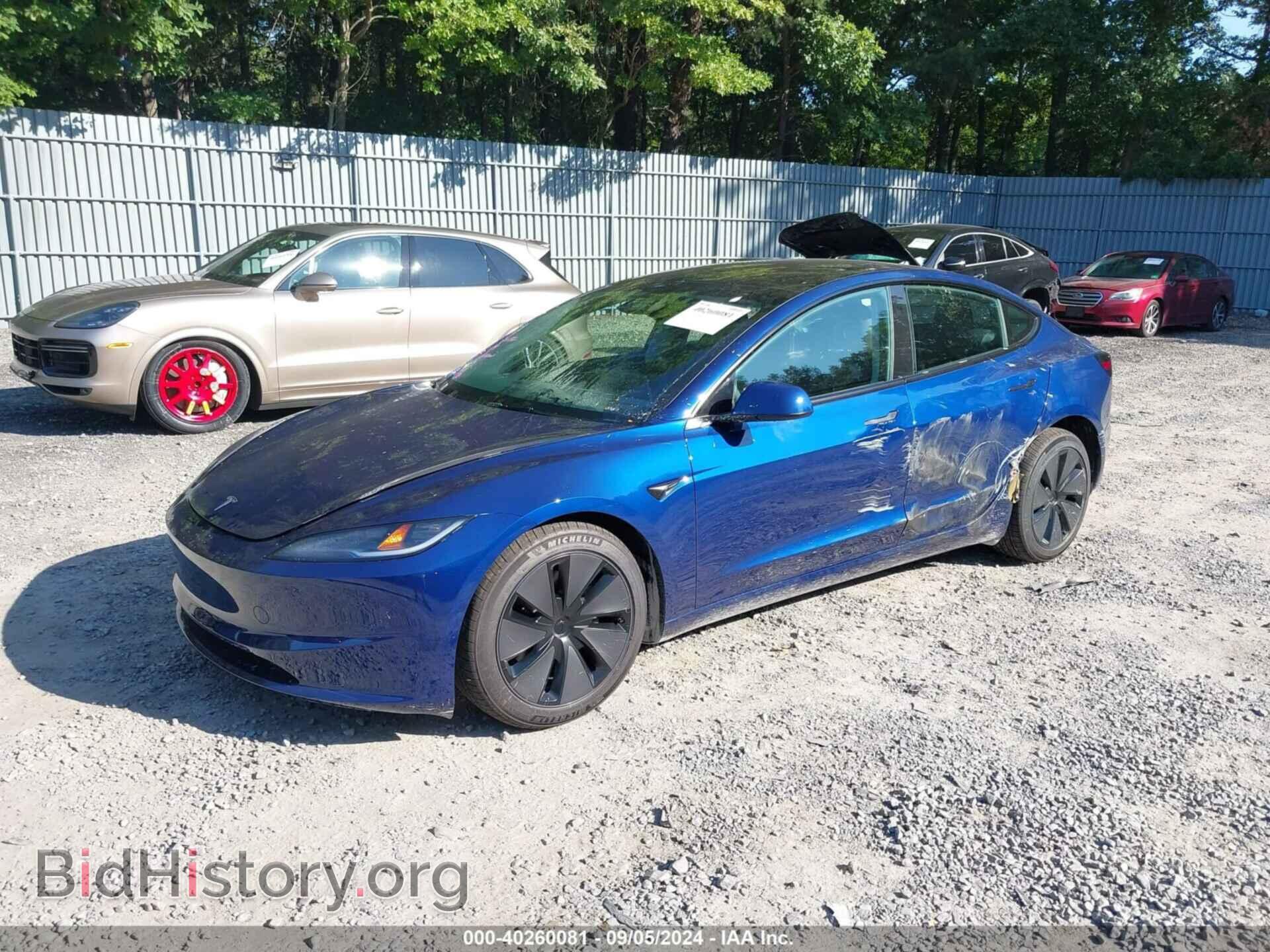 2024 TESLA MODEL 3 - VIN: 5YJ3E1EB4RF770215 - Photo 2