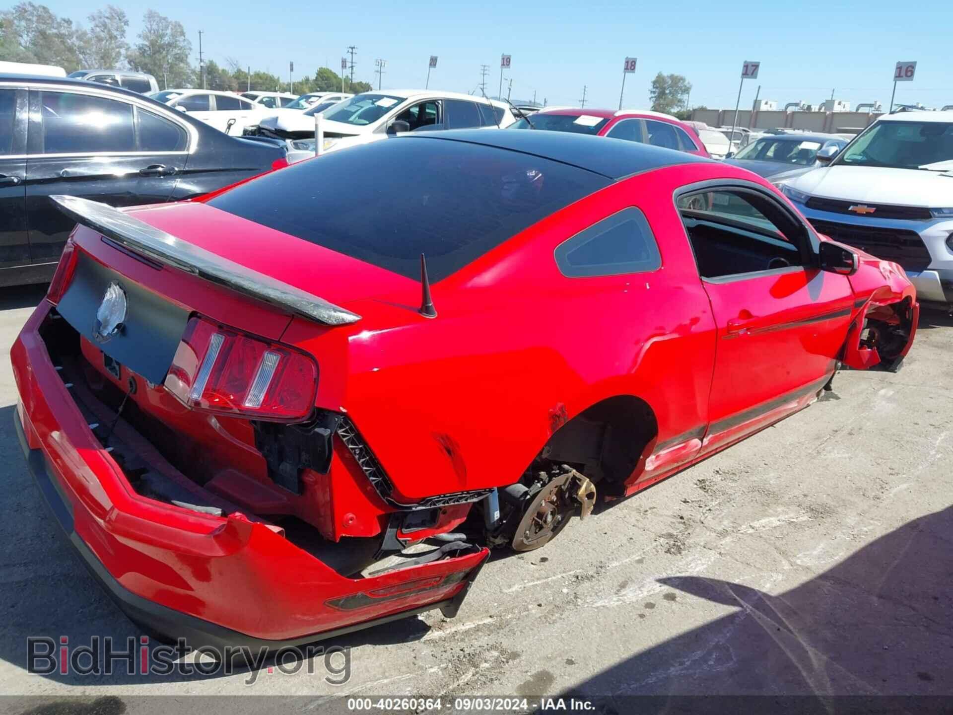 2012 FORD MUSTANG - VIN: 1ZVBP8CU8C5248552 - Фото 4