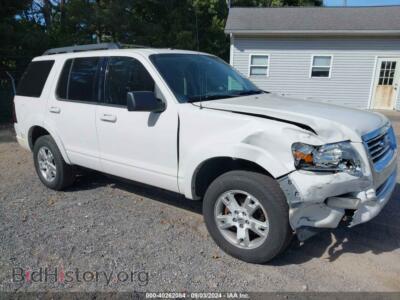 2010 Ford EXPLORER XLT, white — VIN 1FMEU7DE3AUA61244, IAAI