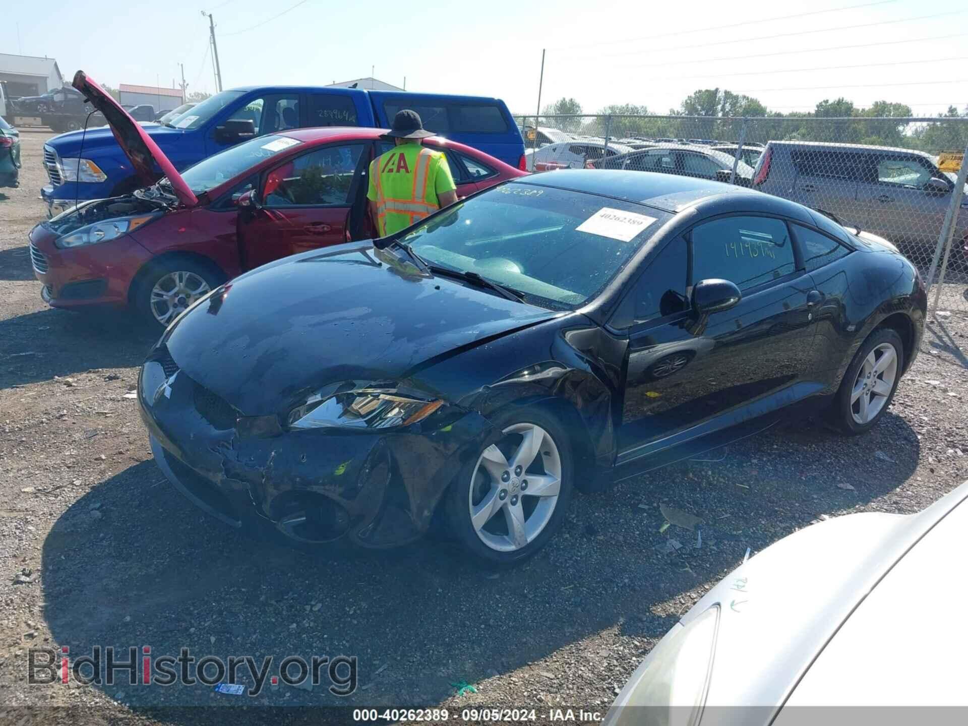 2007 MITSUBISHI ECLIPSE - VIN: 4A3AK24F77E003609 - Фото 2