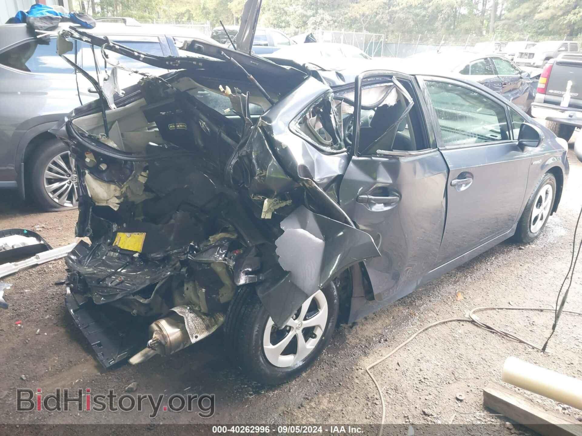 2012 TOYOTA PRIUS - VIN: JTDKN3DU8C1503363 - Фото 4