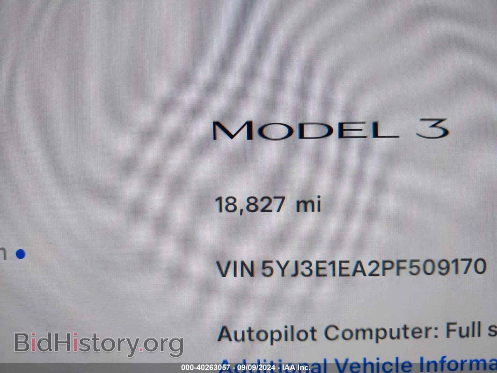 2023 TESLA MODEL 3 - VIN: 5YJ3E1EA2PF509170 - Фото 7