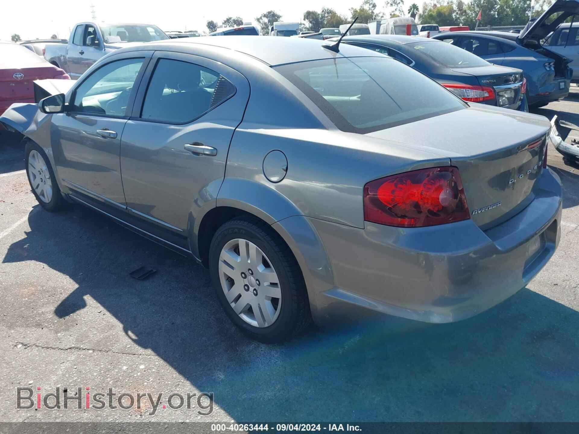 2012 DODGE AVENGER - VIN: 1C3CDZAG5CN327605 - Фото 3