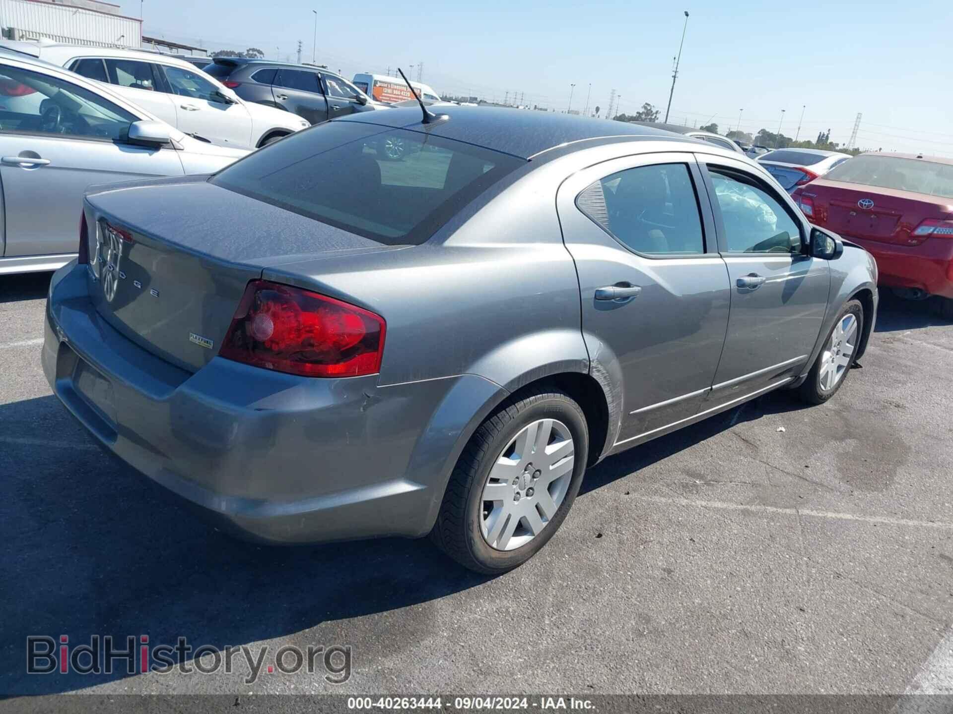 2012 DODGE AVENGER - VIN: 1C3CDZAG5CN327605 - Фото 4