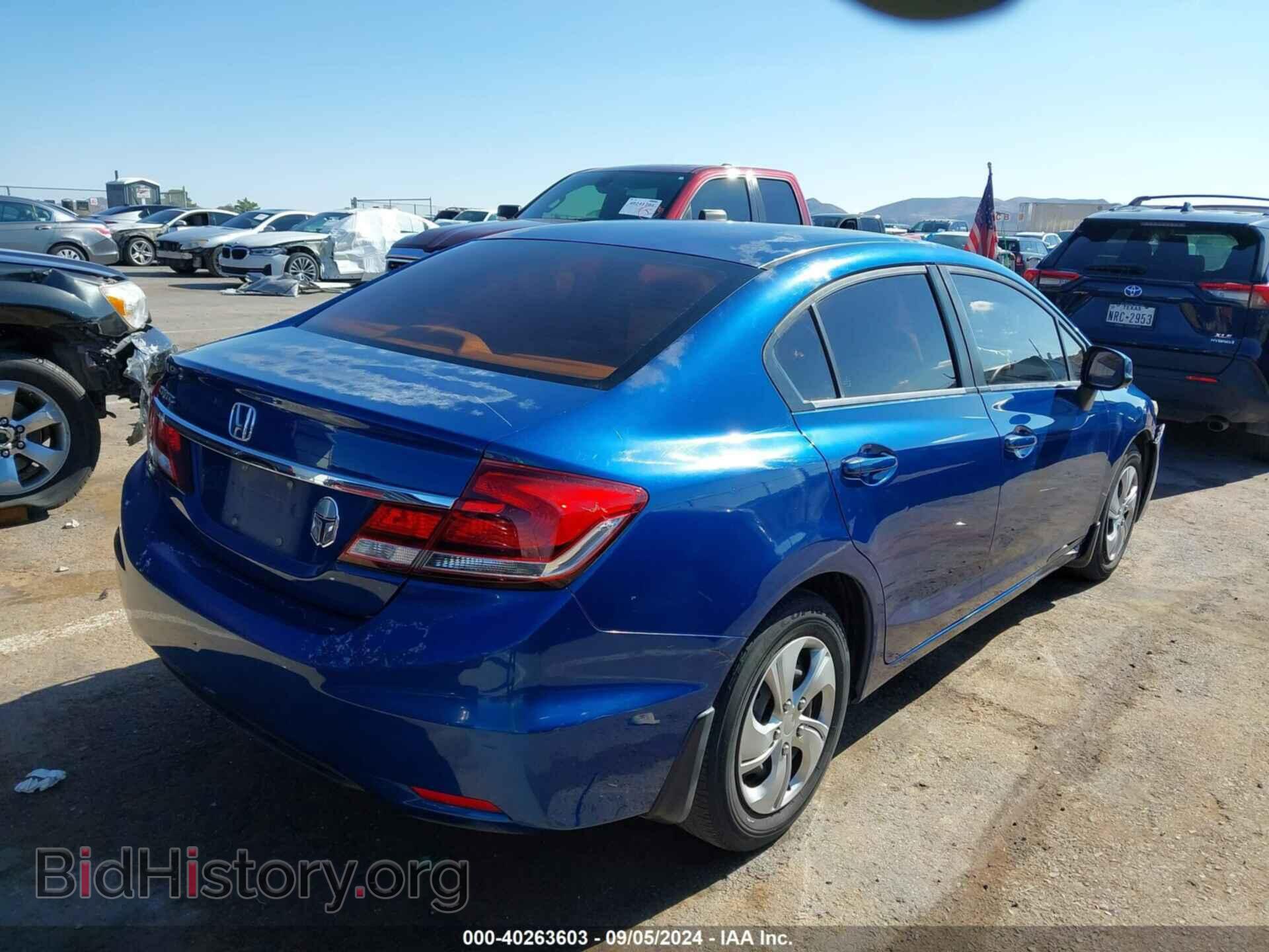 2013 HONDA CIVIC - VIN: 19XFB2F52DE016278 - Фото 4