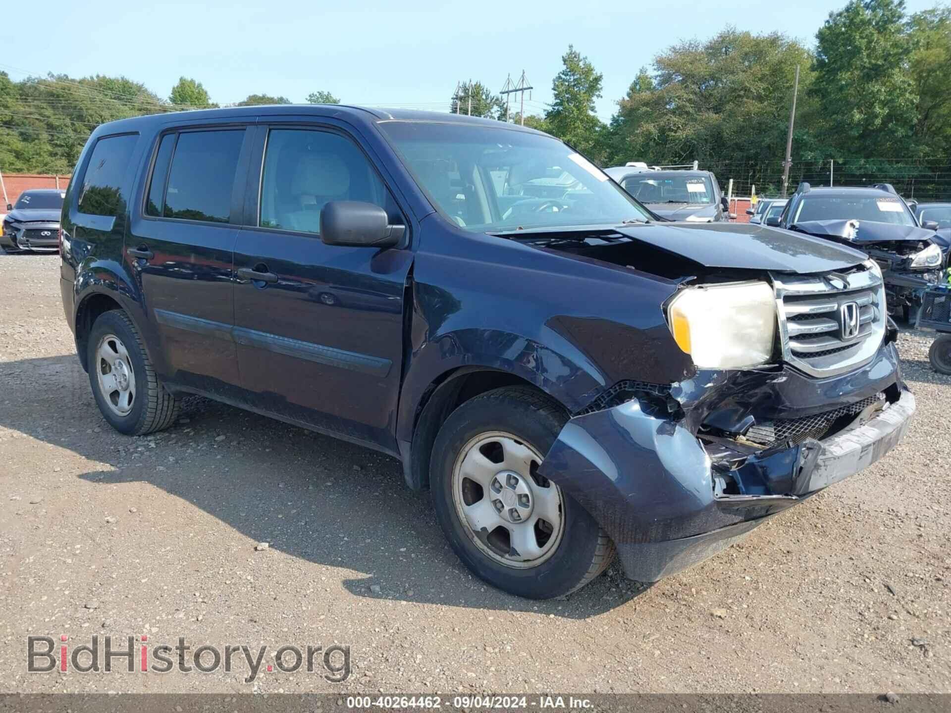 Фотография 5FNYF4H24CB080004 - HONDA PILOT 2012