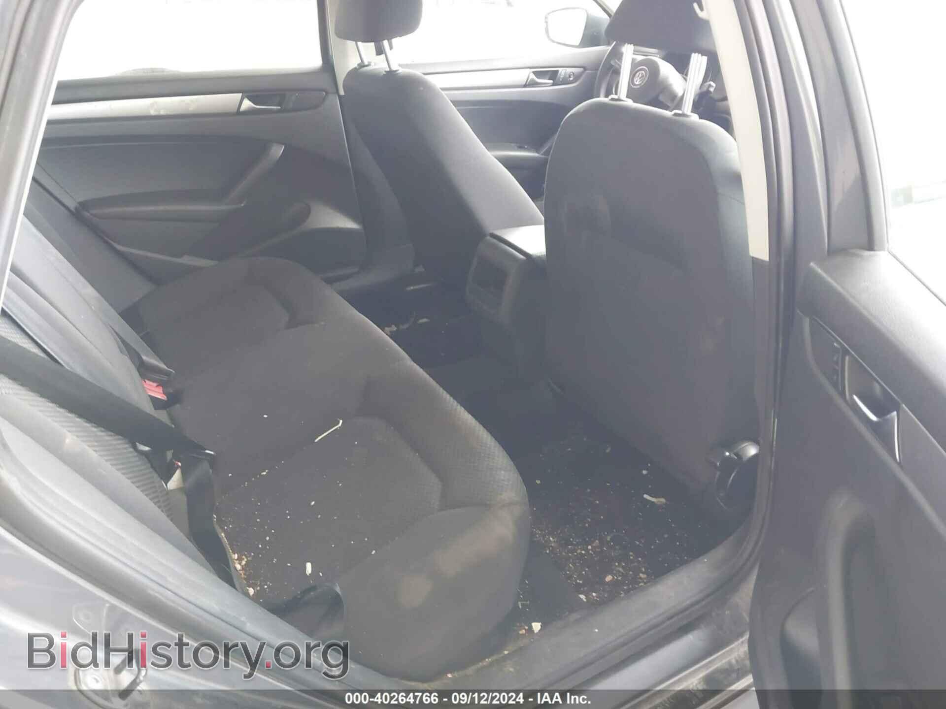 2013 VOLKSWAGEN PASSAT - VIN: 1VWAP7A36DC122719 - Фото 8