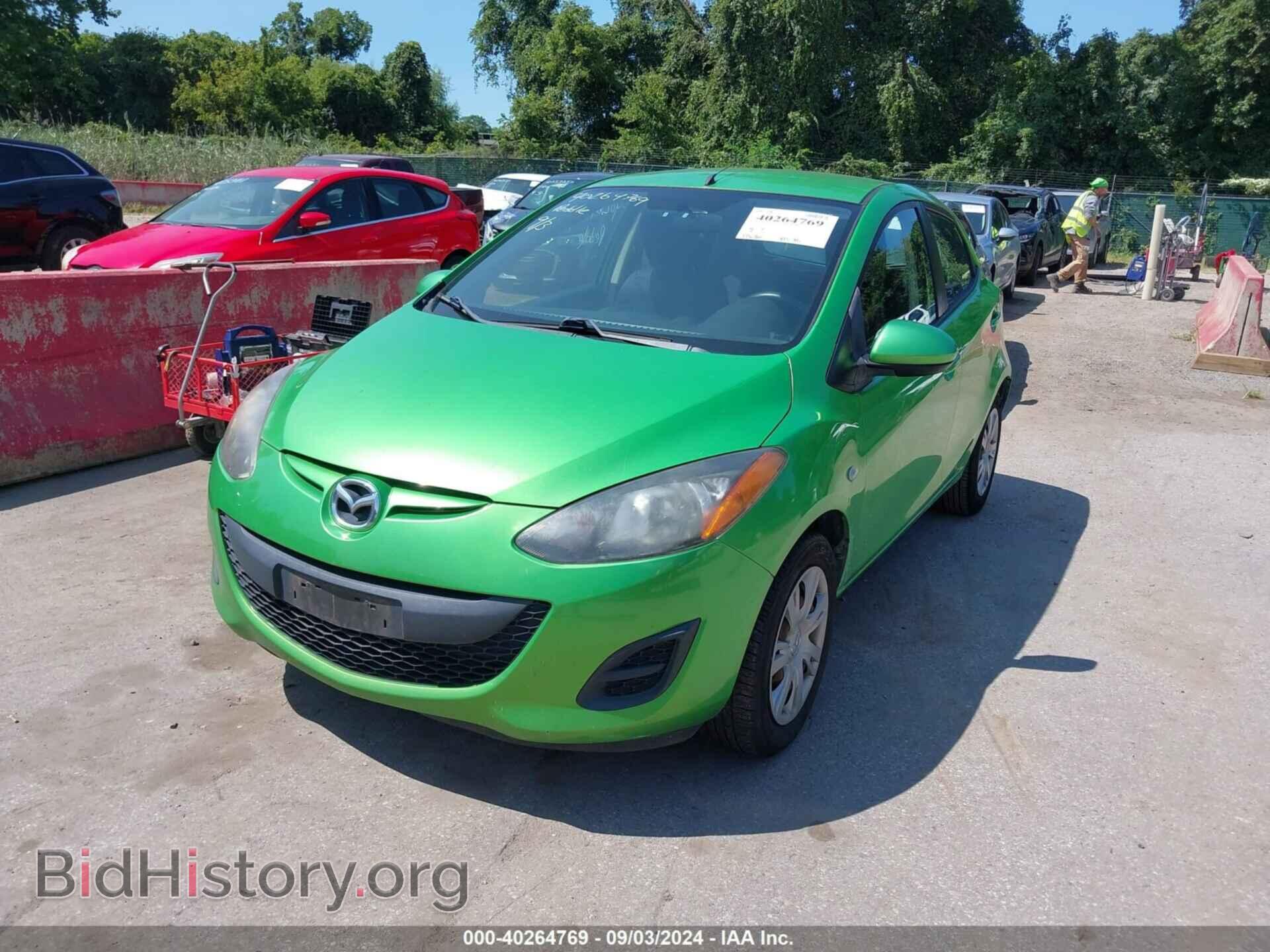 2012 MAZDA MAZDA2 - VIN: JM1DE1KZ4C0140271 - Фото 2