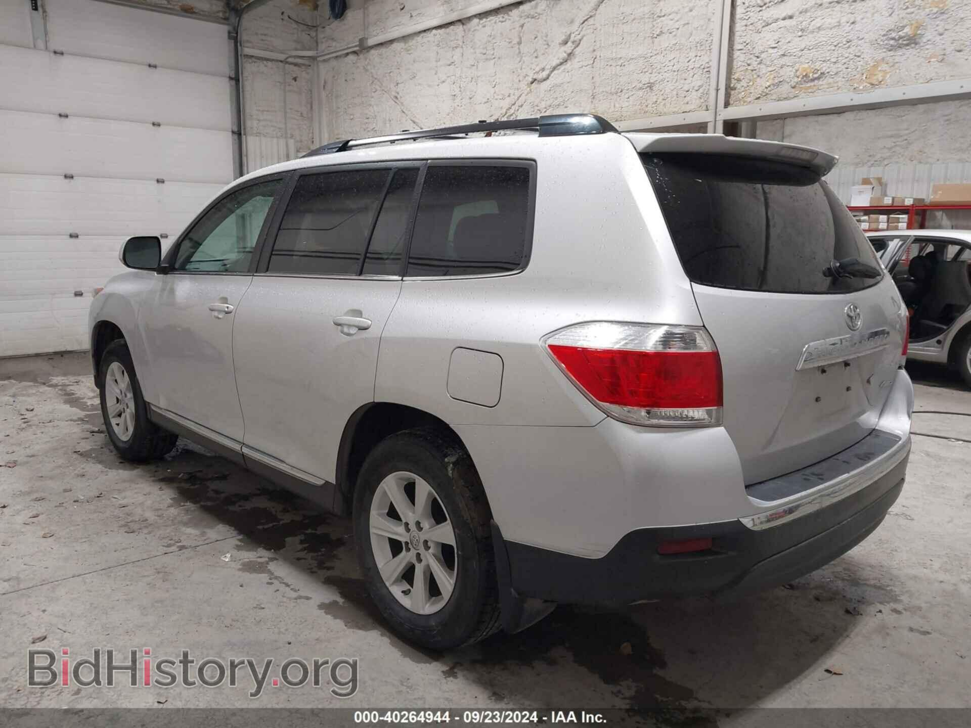 2012 TOYOTA HIGHLANDER - VIN: 5TDBK3EH9CS146367 - Фото 3