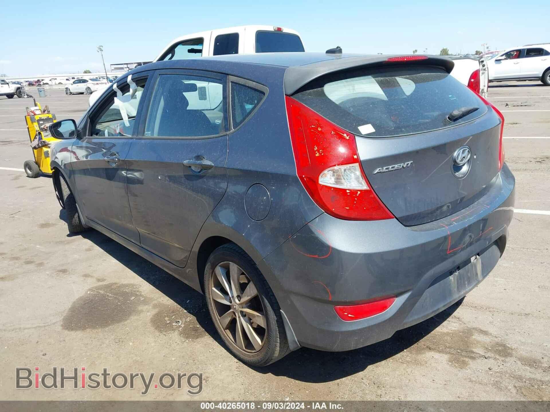 2013 HYUNDAI ACCENT - VIN: KMHCU5AE7DU077984 - Фото 3
