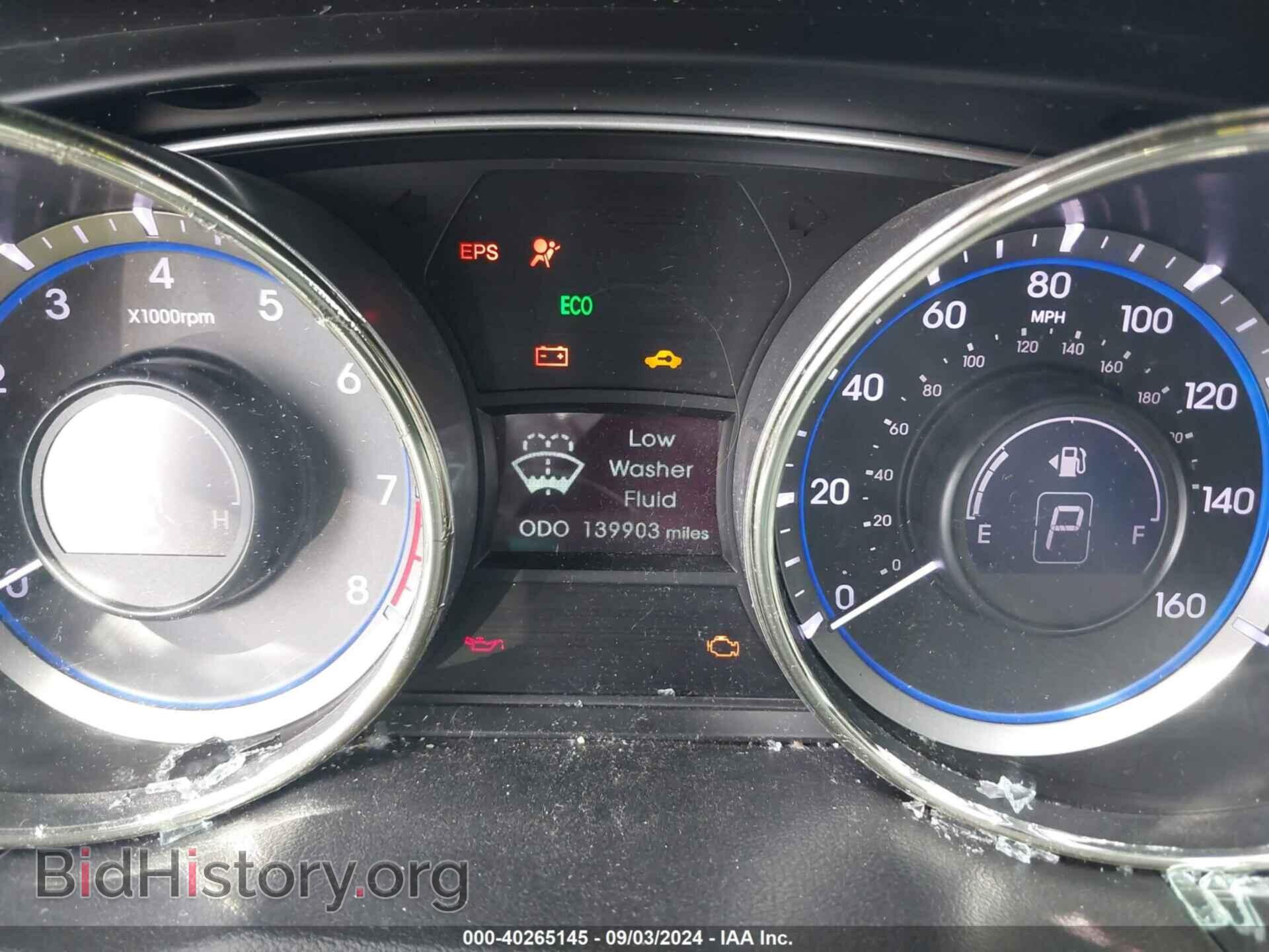 2012 HYUNDAI SONATA - VIN: 5NPEC4AC3CH427788 - Фото 7