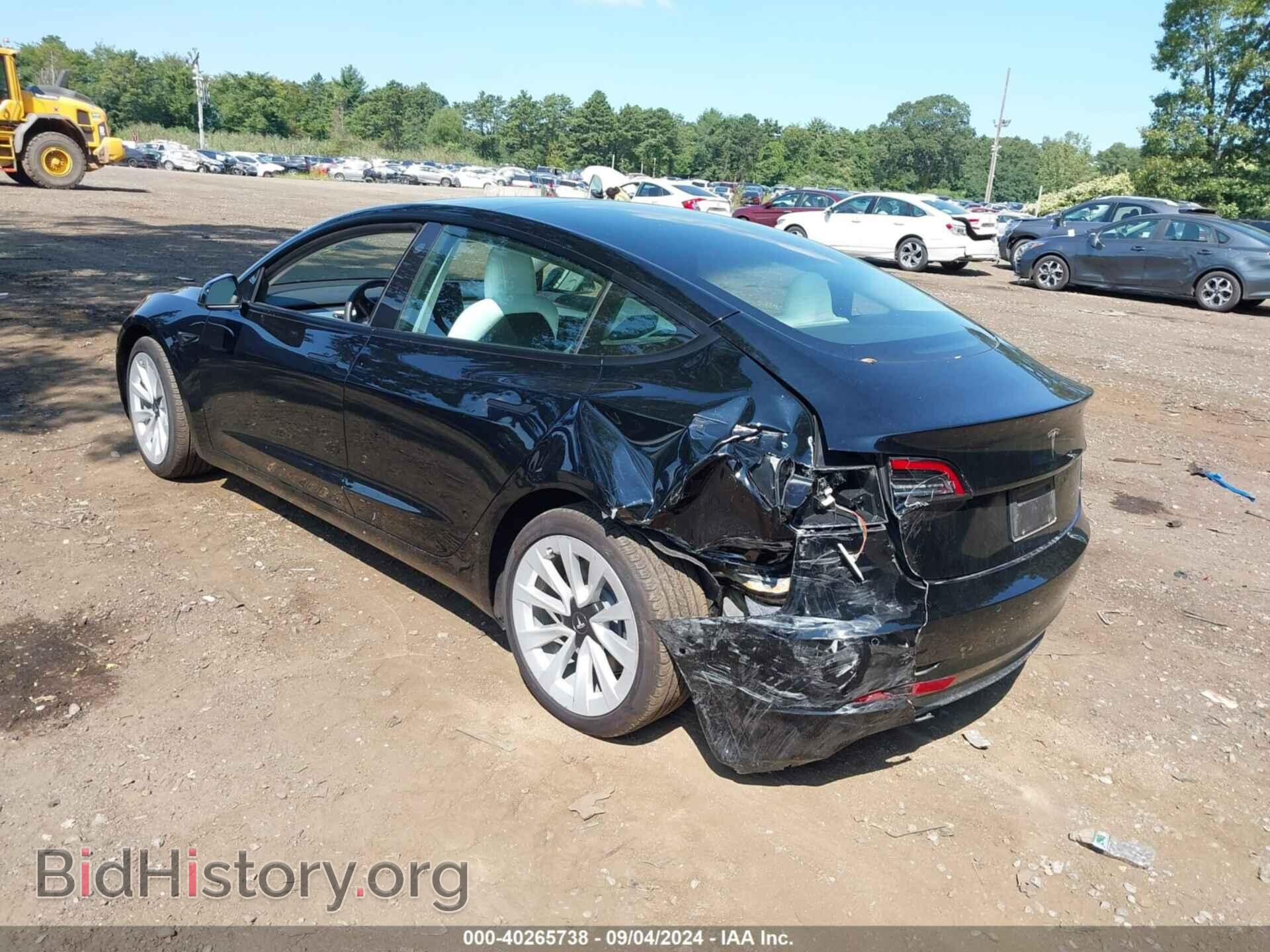 2022 TESLA MODEL 3 - VIN: 5YJ3E1EBXNF353403 - Фото 3