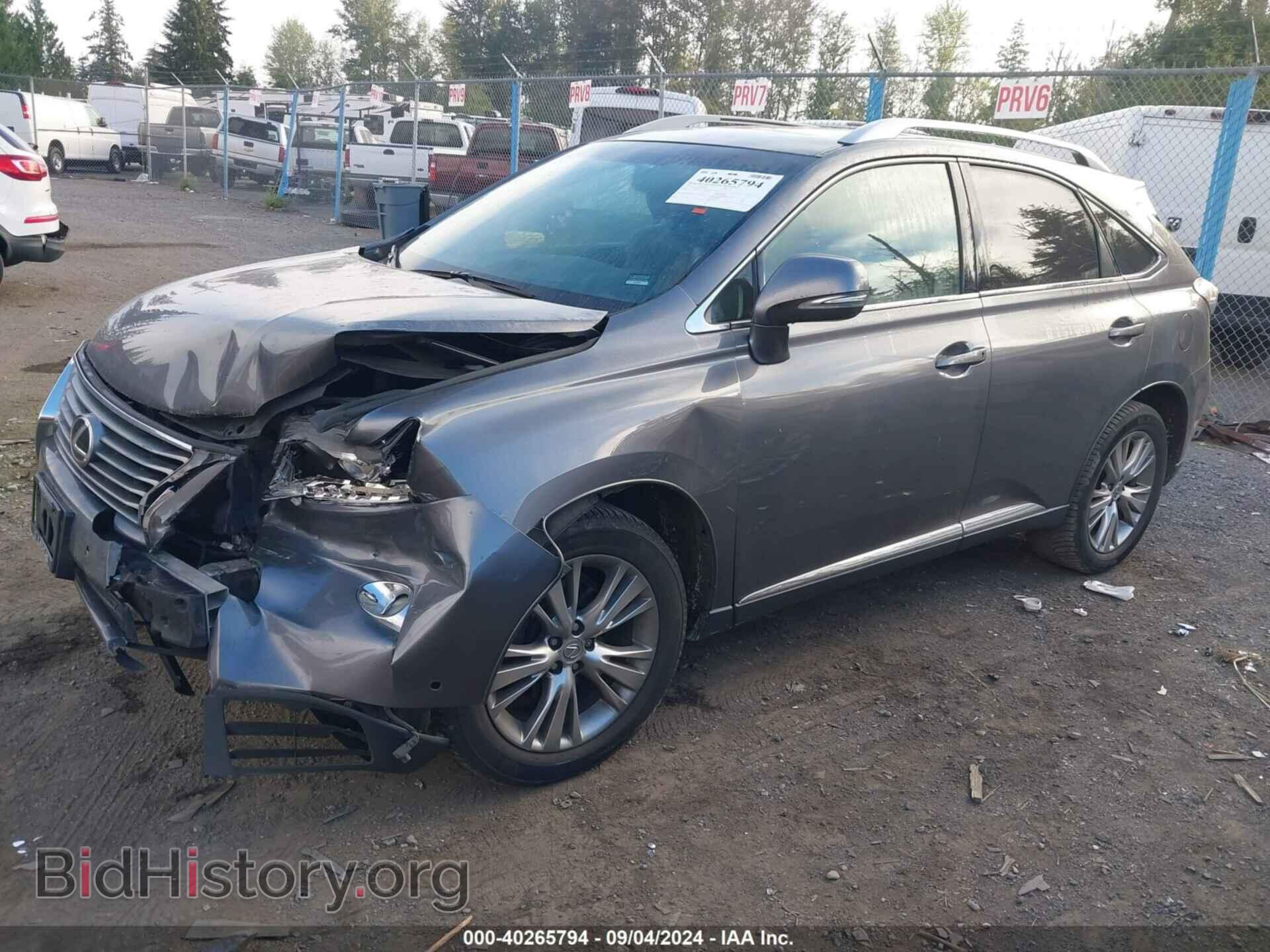 2013 LEXUS RX 350 - VIN: 2T2BK1BAXDC193733 - Фото 2