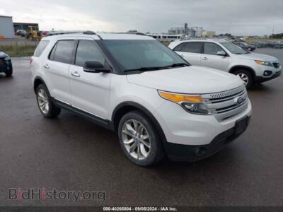 2013 Ford EXPLORER XLT, белый — VIN 1FM5K8D88DGC61318, IAAI