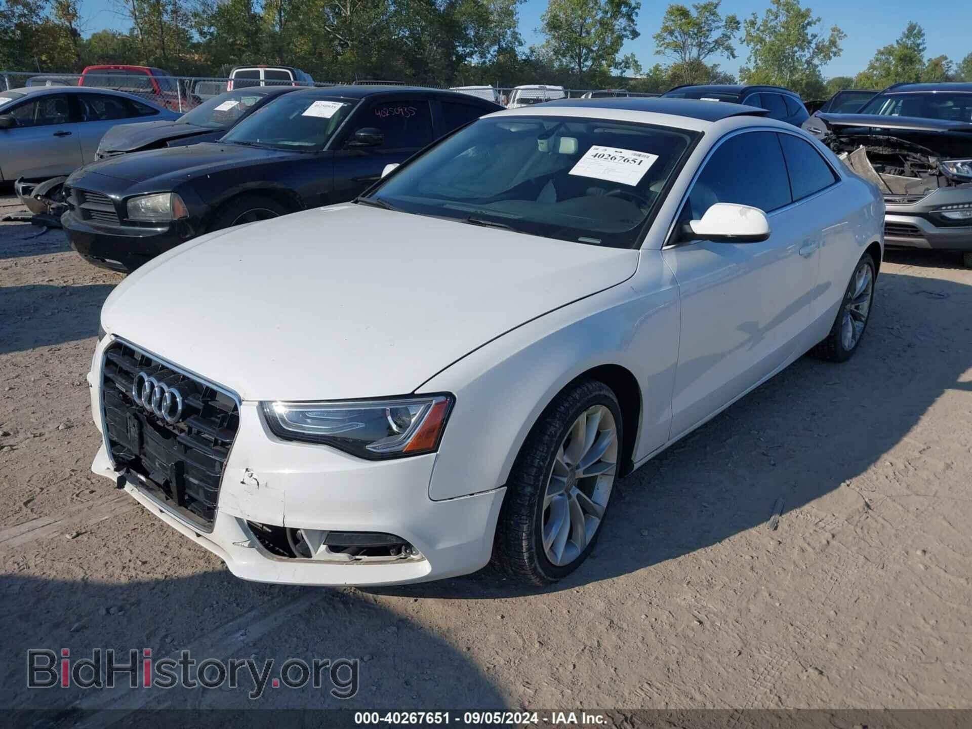 2014 AUDI A5 - VIN: WAUCFAFR4EA036876 - Фото 2