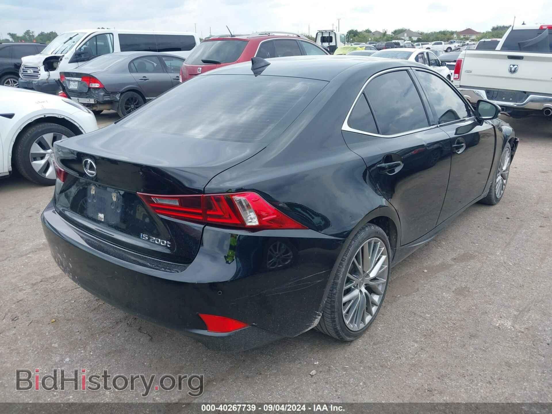 2016 LEXUS IS 200T - VIN: JTHBA1D28G5024291 - Фото 4