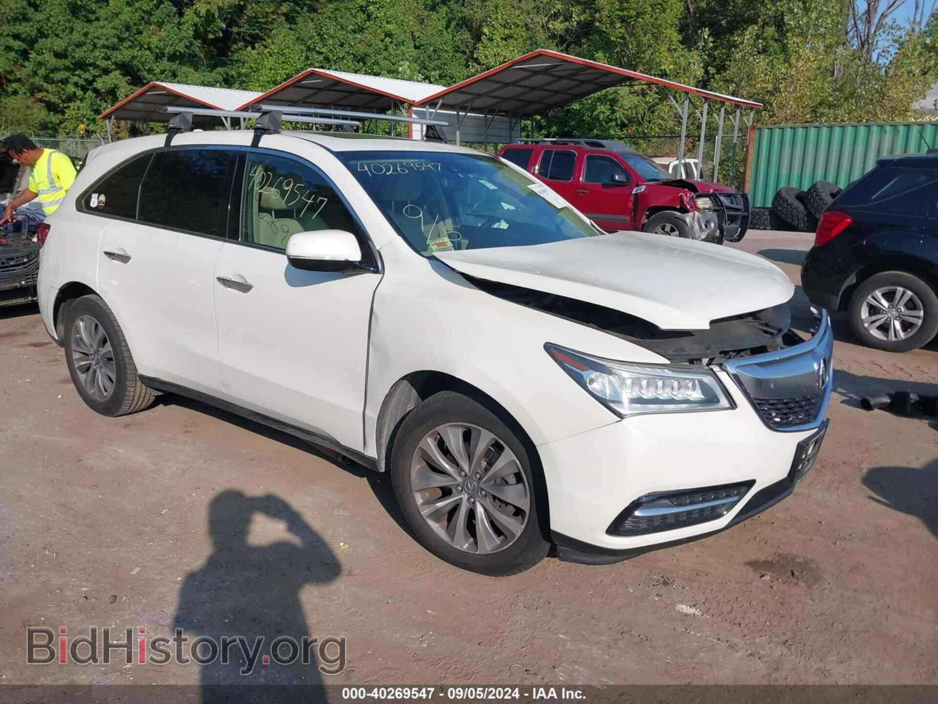 Photo 5FRYD4H66EB016055 - ACURA MDX 2014
