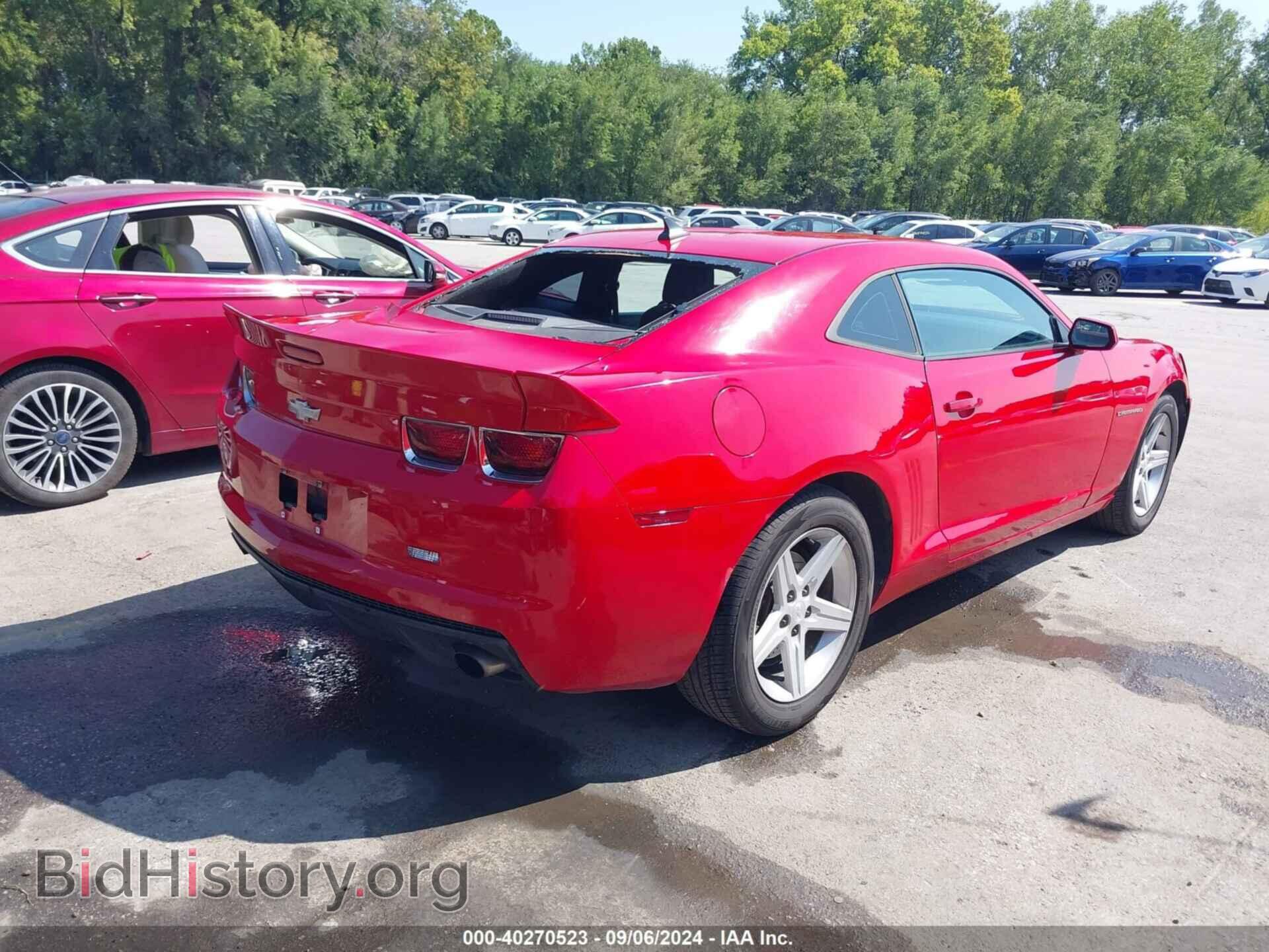 2012 CHEVROLET CAMARO - VIN: 2G1FA1E32C9210408 - Фото 4